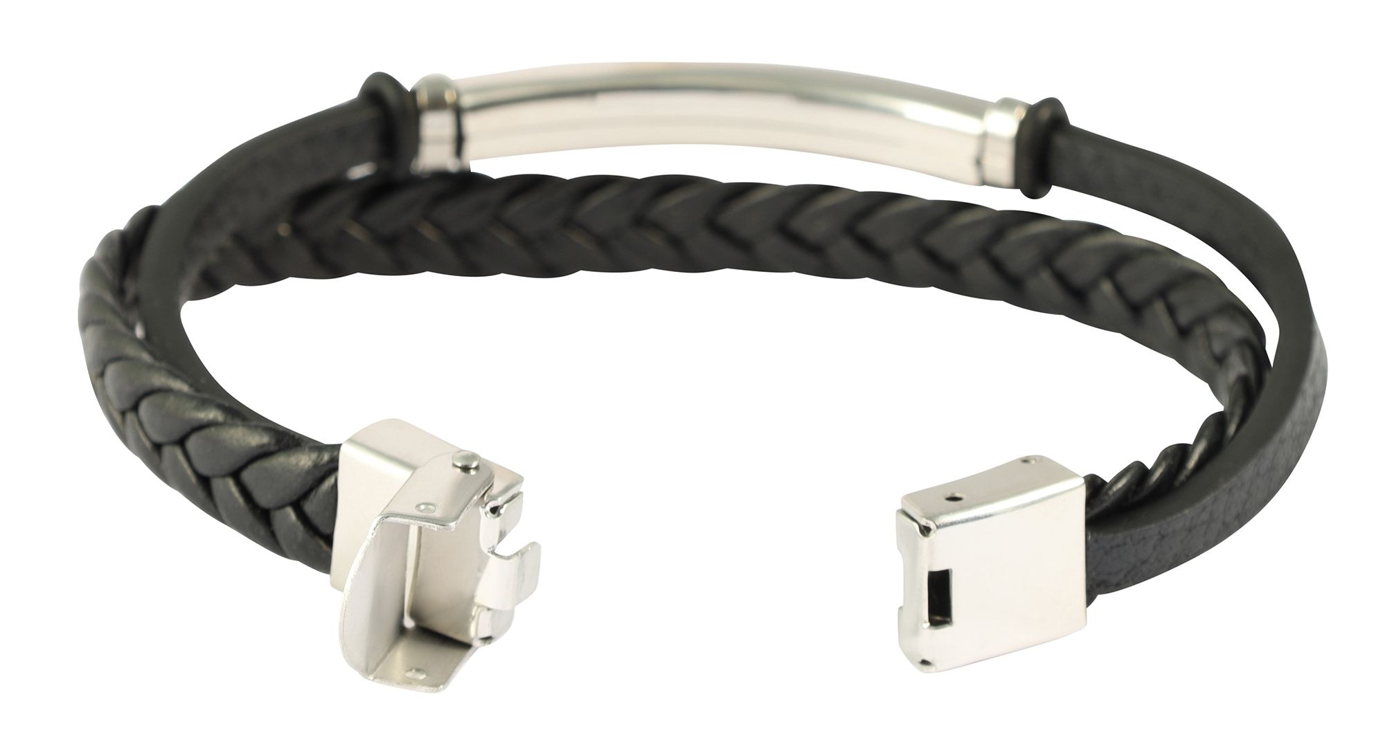 Adelia´s Lederarmband »Herren Armband ¿ Lederarmband aus Leder 17 cm«