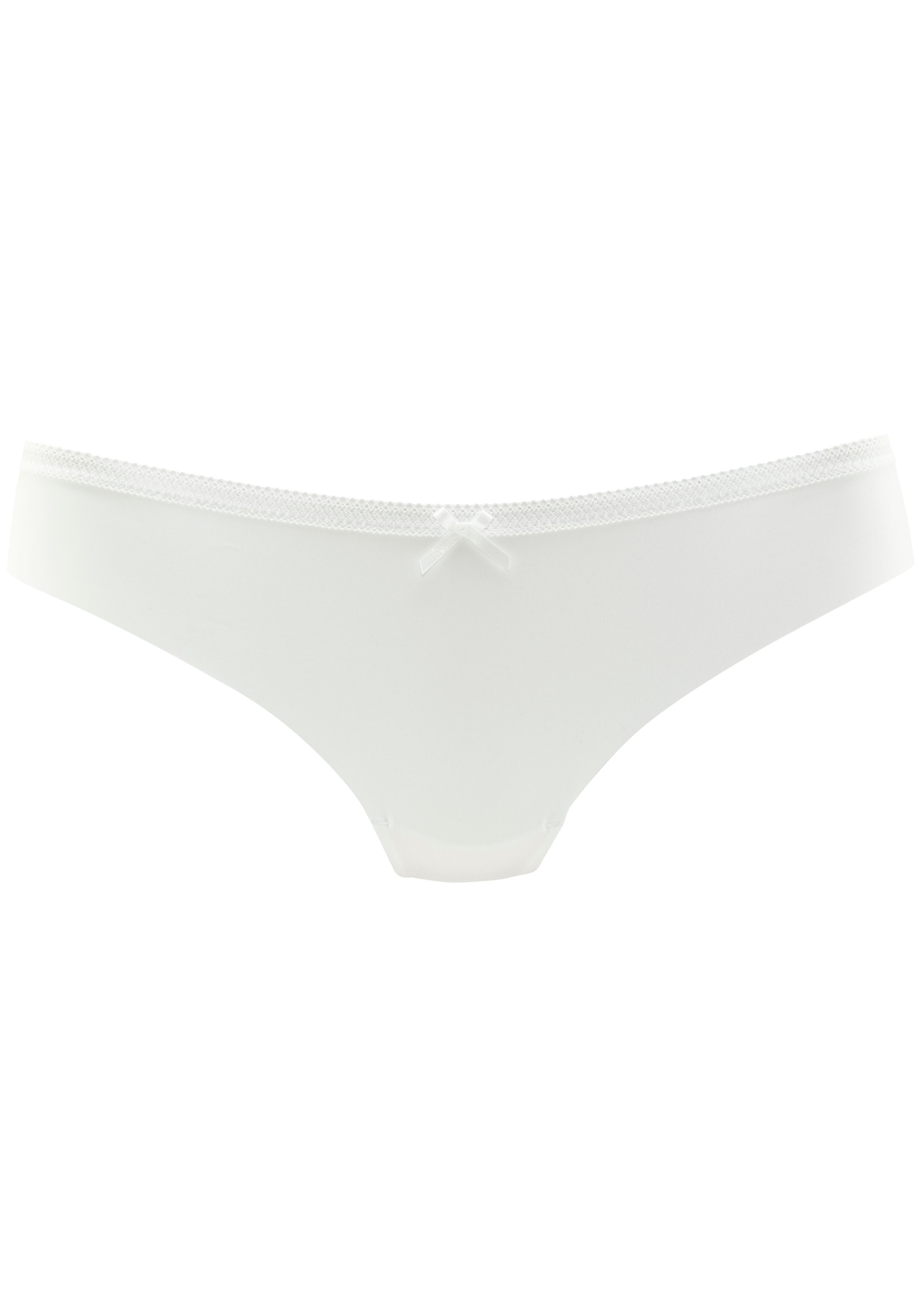 s.Oliver String SEAMLESS mit nahtloser Verarbeitung und hübscher Spitzenborte