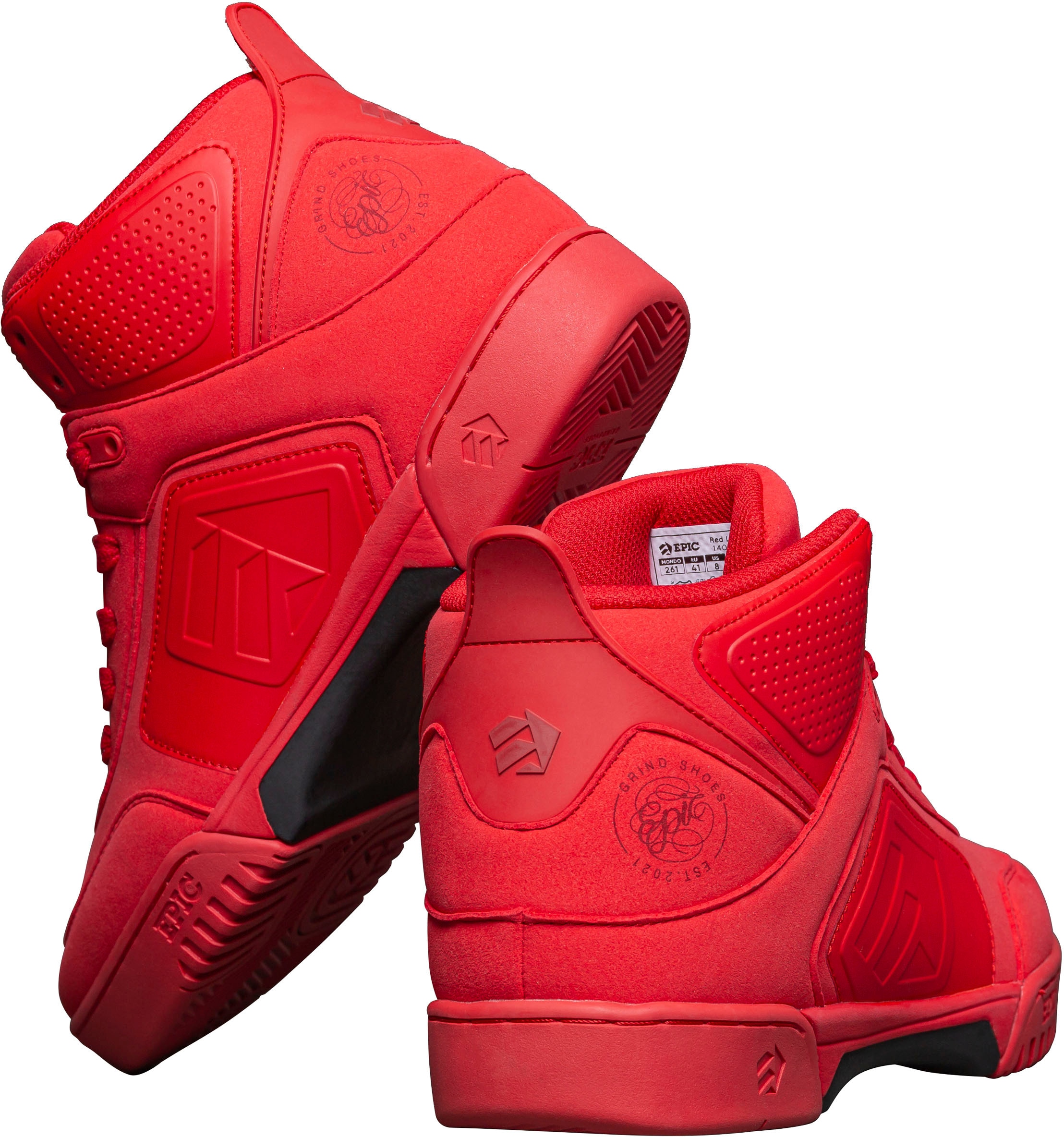 EPIC Grindshoes Gleitschuh »Red Lava/Clean White«