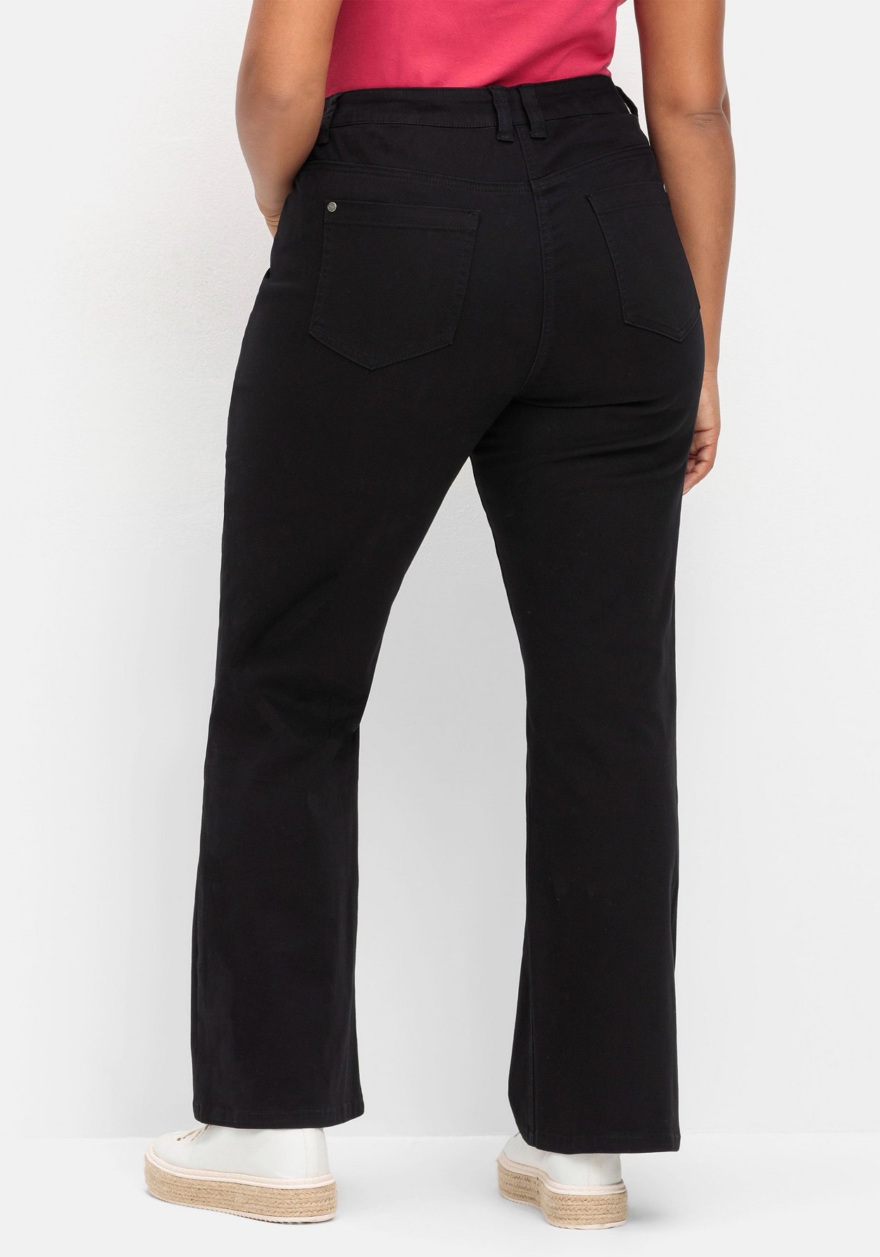 Sheego Stretch-Hose »Twillhose in Bootcutform mit Shaping-Einsatz«