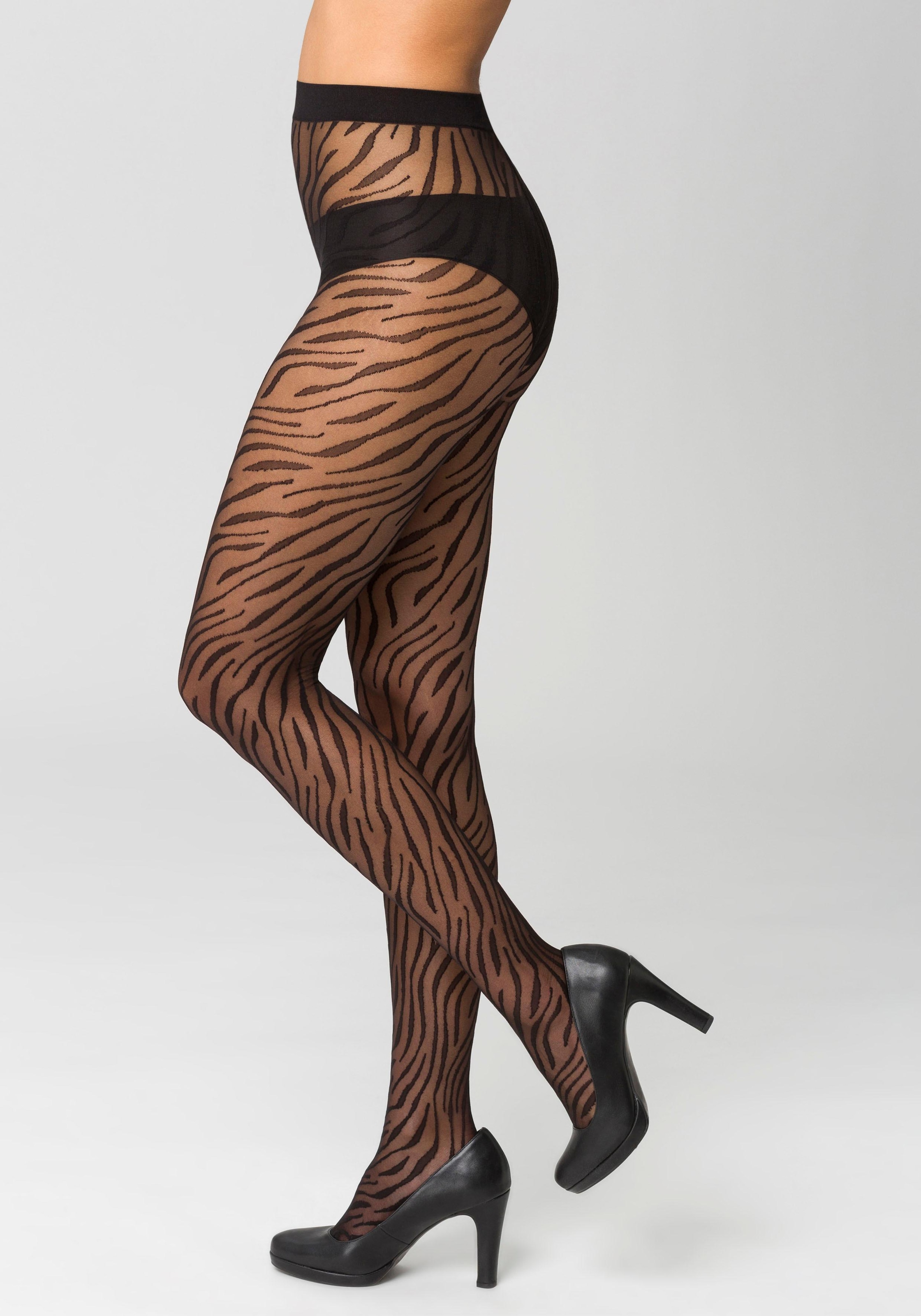 petite fleur gold Feinstrumpfhose, 20 DEN, mit animal Print