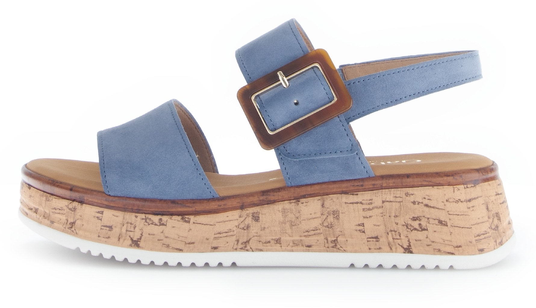 Gabor Plateausandaletten »RHODOS«, Keilabsatz, Sommerschuh in bequemer Schuhweite G (= weit)