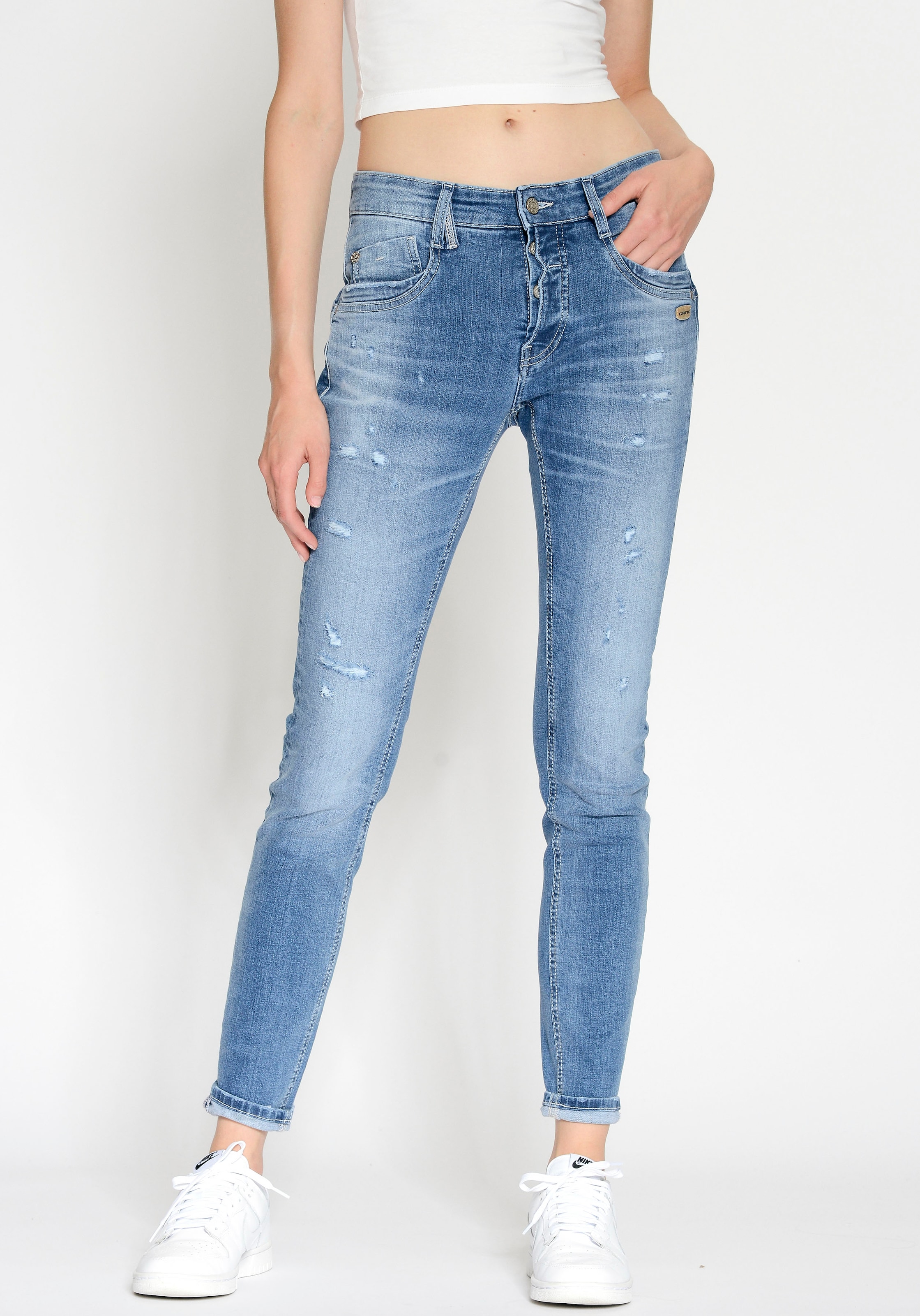 Relax-fit-Jeans »94GERDA«, elastische Denimqualität für hohen Tragekomfort