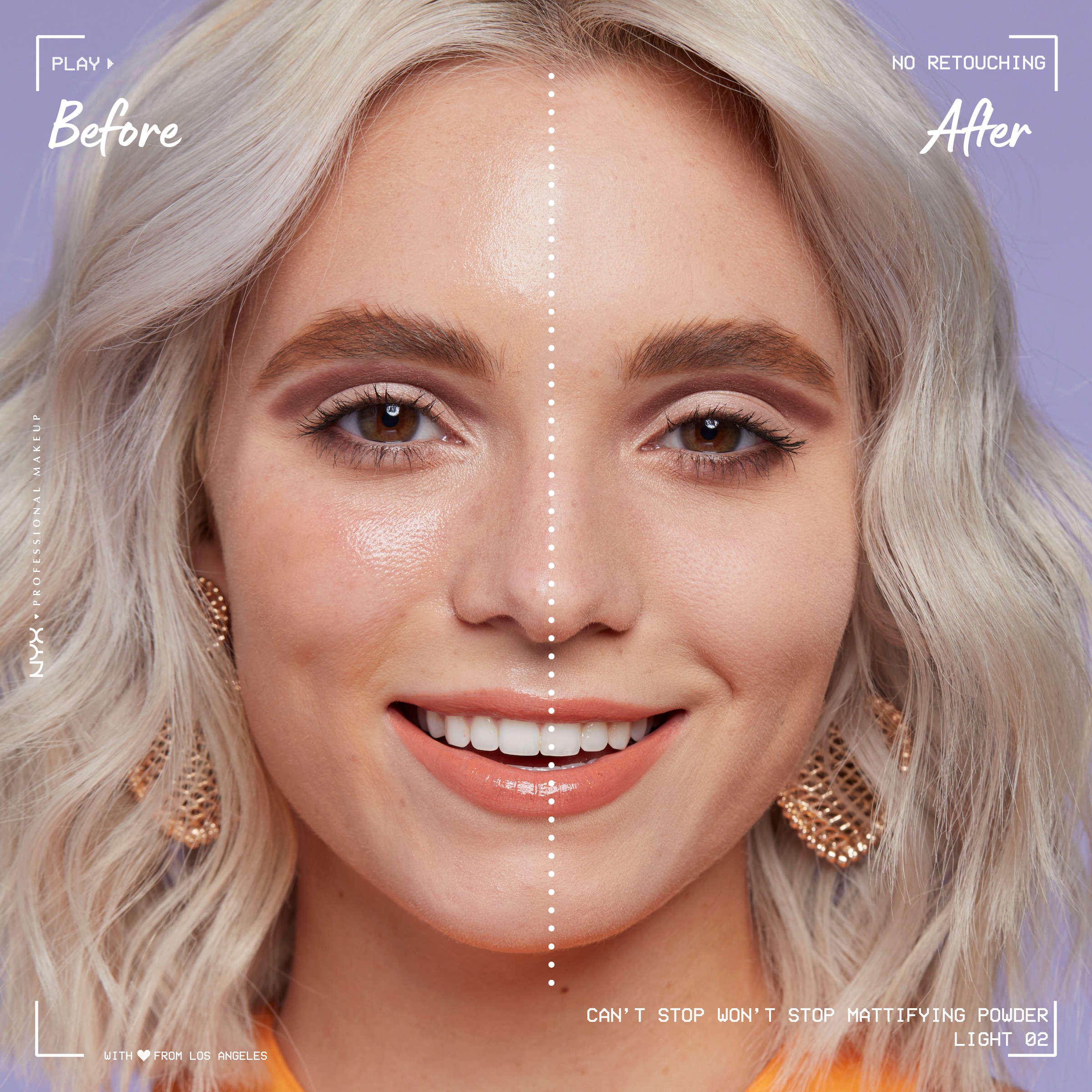 NYX Puder »Professional Makeup CSWS Mattifying Powder« Verschmiert nicht, deckt zuverlässig, setzt sich nicht ab, mattierend.