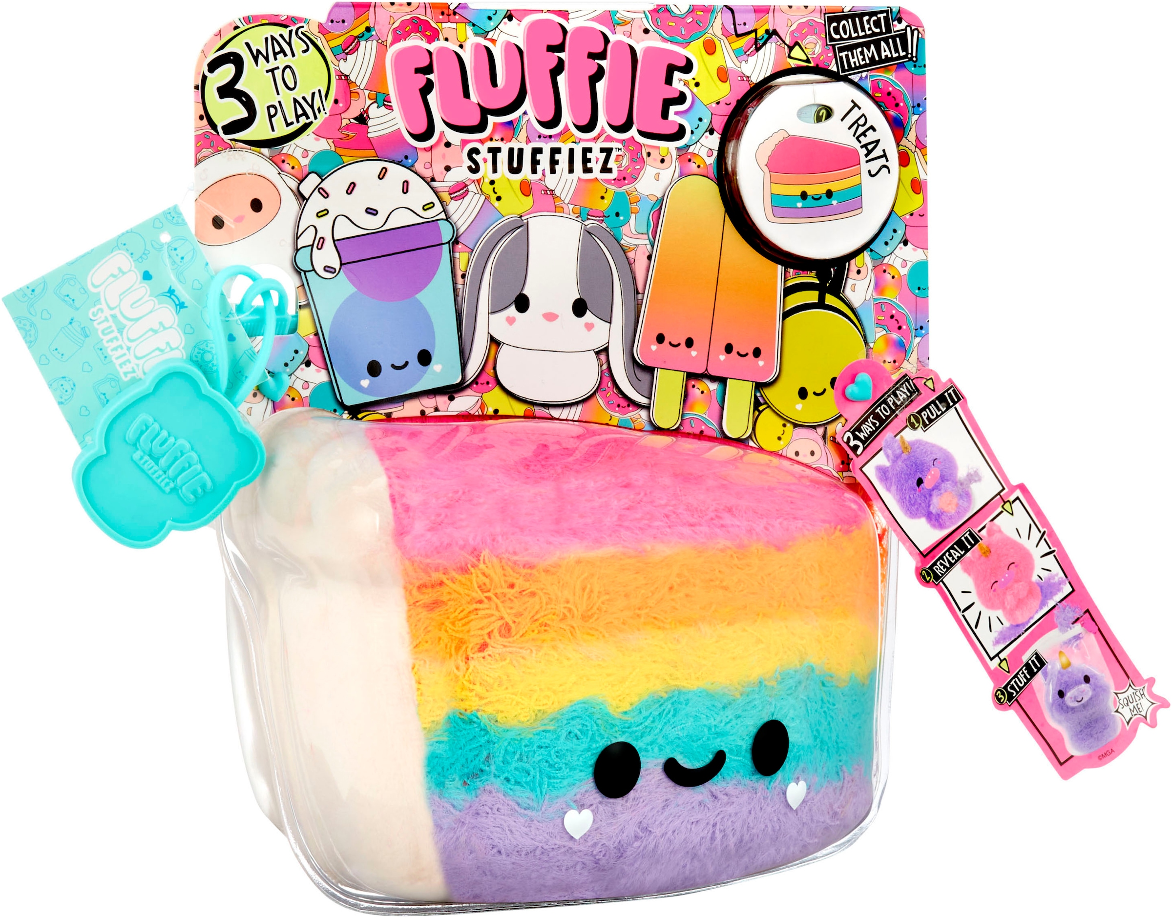 Plüschfigur »Fluffie Stuffiez Small Plush - Cake/Pizza«