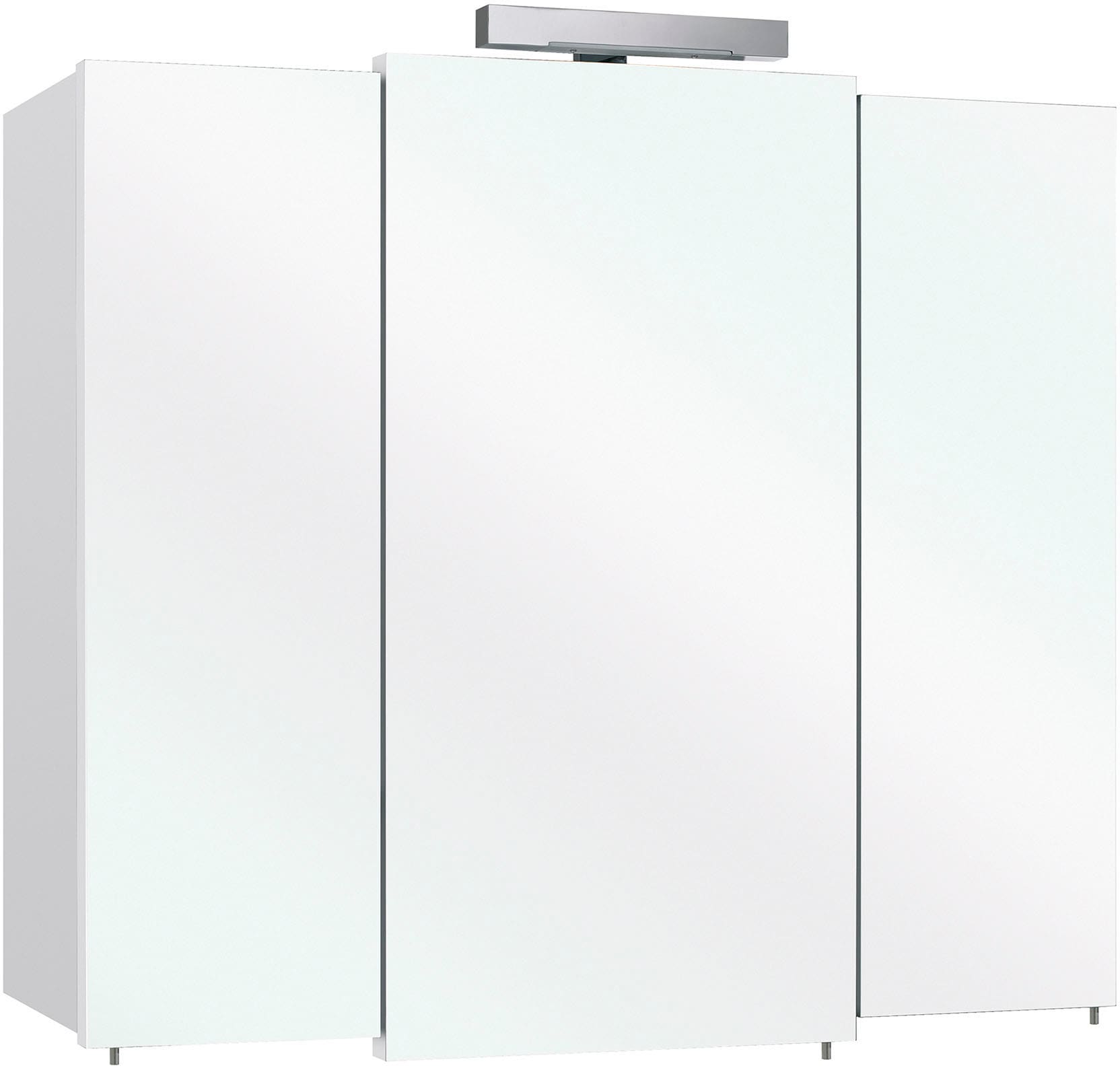 Saphir Badmöbel-Set »Quickset 312 5-teilig, Keramik-Waschtisch und LED-Spiegelschrank« Set, 5 Stk. tlg.