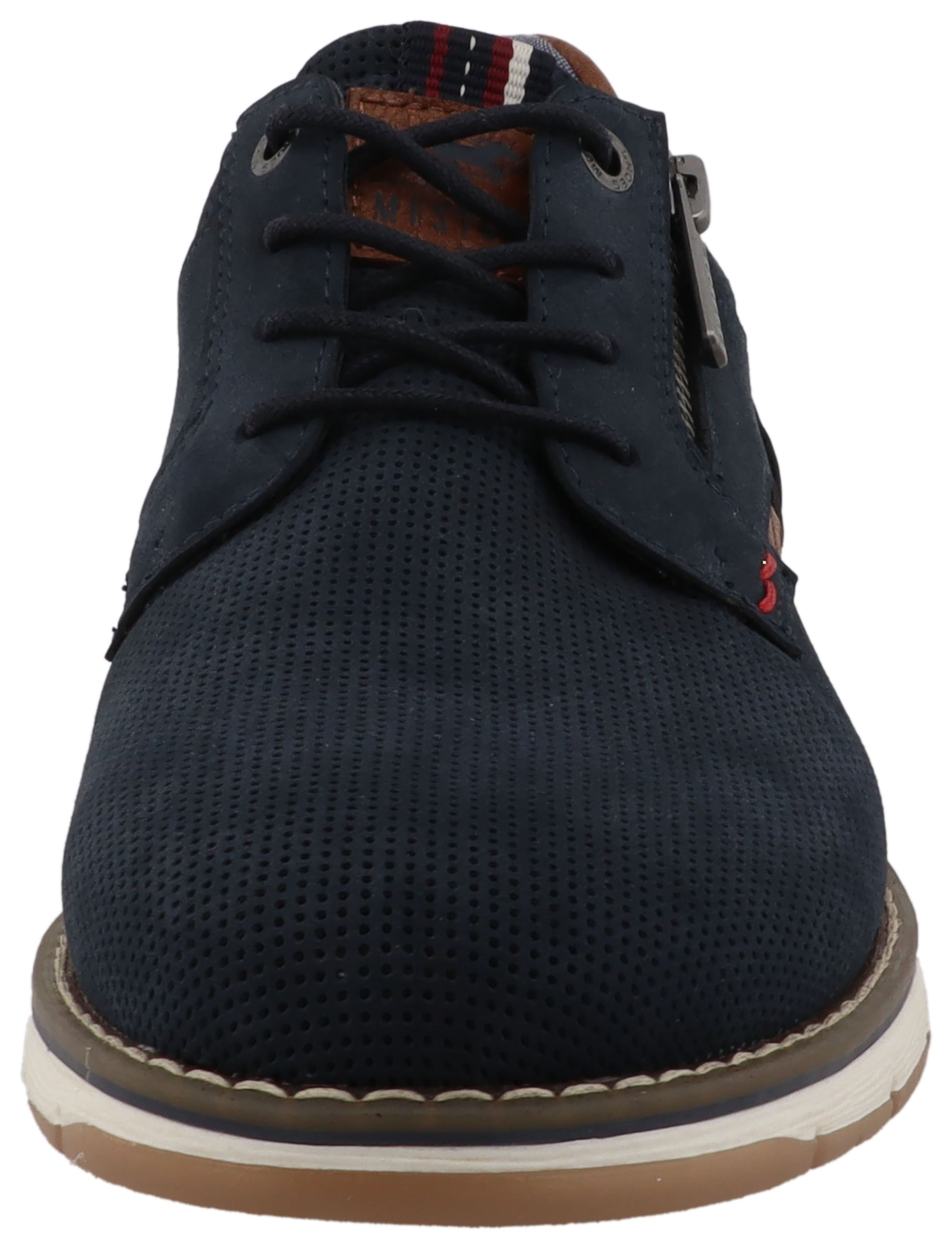 Mustang Shoes Sneaker »Agnese«  Freizeitschuh, Halbschuh, Schnürschuh mit Kontrastbesatz