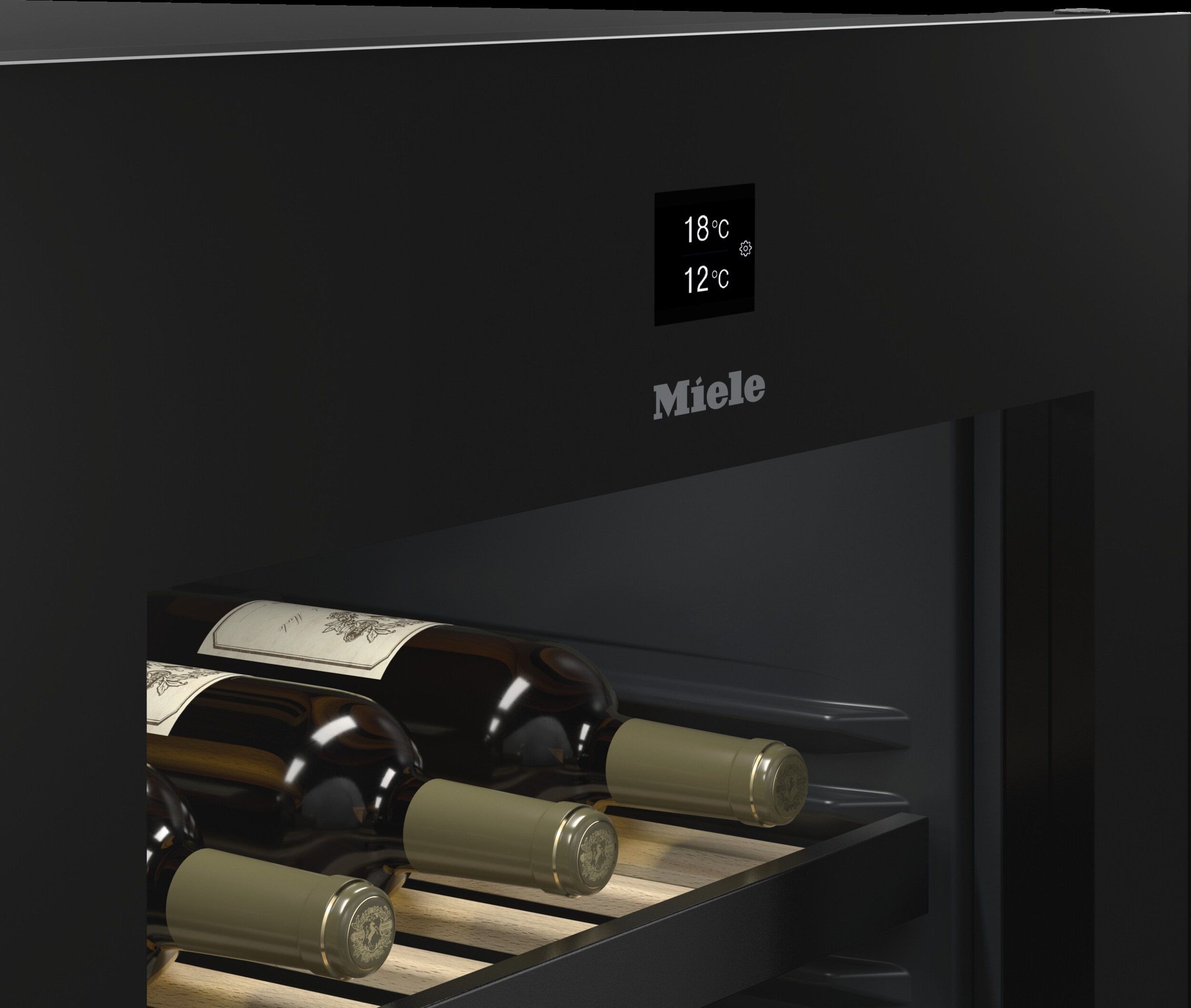 Miele Weintemperierschrank »KWTS 4785 F 125 Gala«, für 153 St. Standardflaschen á 075l