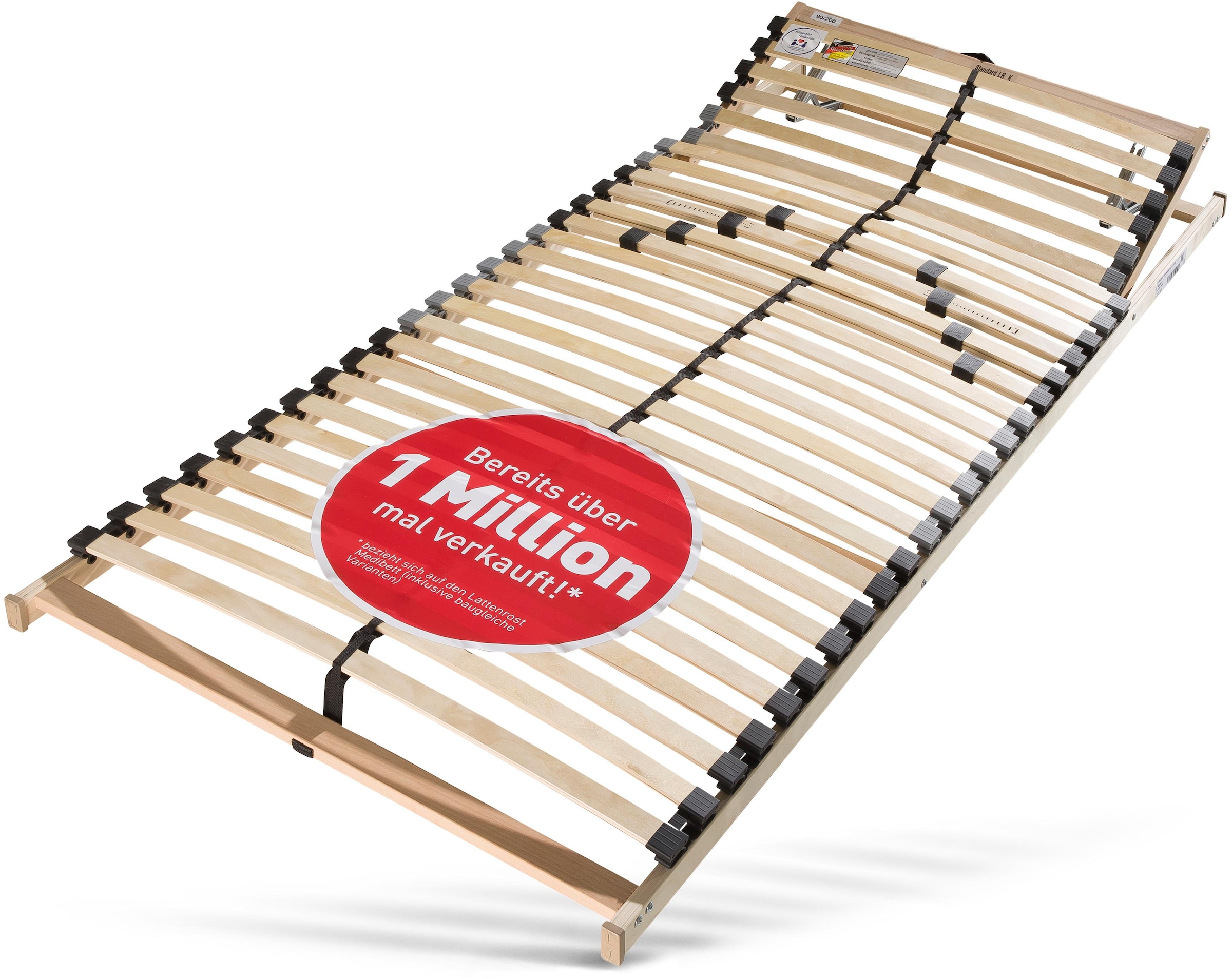 Beco Komfortschaummatratze + Lattenrost »Medibett«, (Set, Matratze und Lattenrost), Lattenrost 1 Million Mal verkauft und im Set gespart!