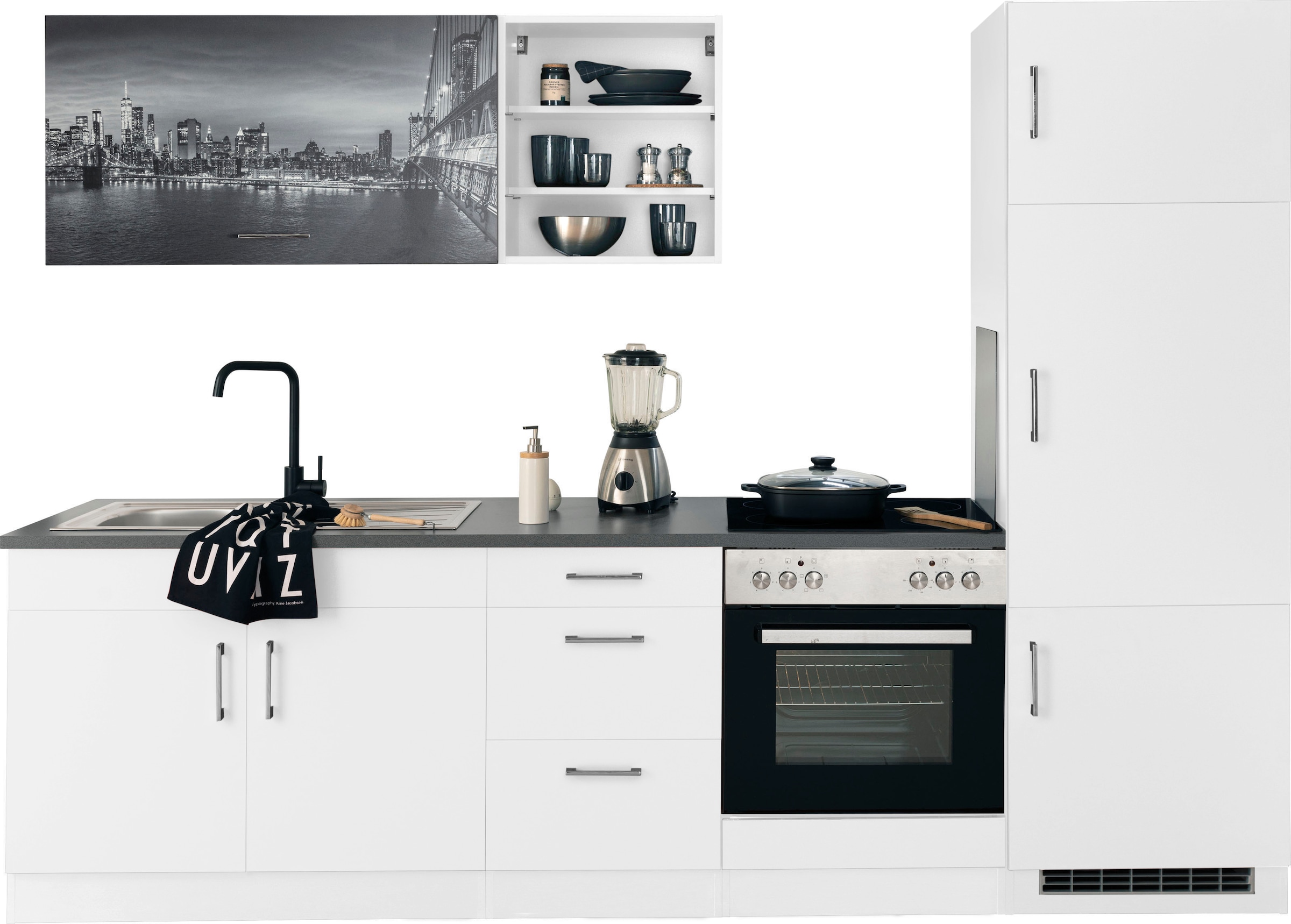 HELD MÖBEL Küchenzeile »Paris«, ohne E-Geräte, Breite 270 cm online bei OTTO