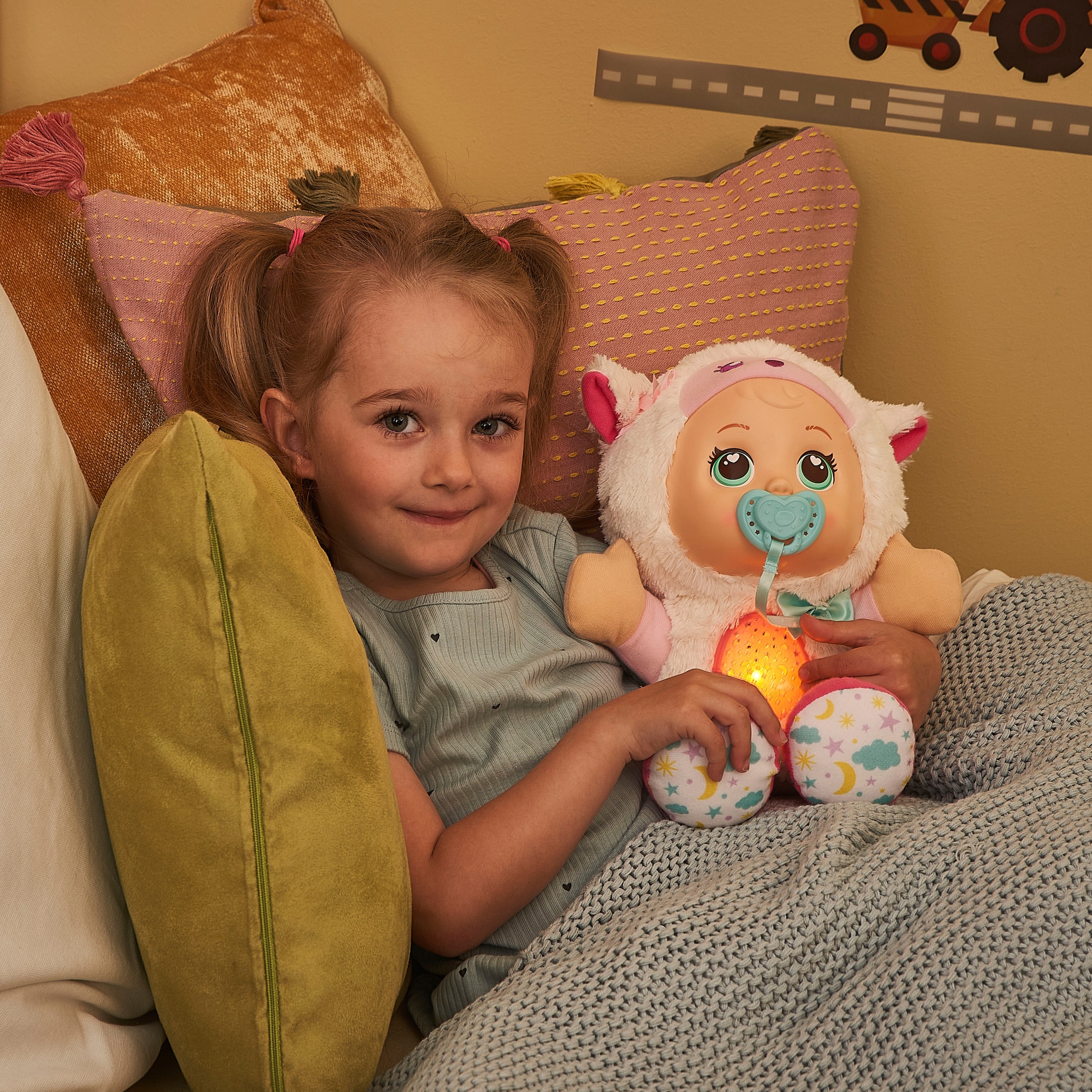 Vtech® Babypuppe »Little Love Puppe Sofia im Sternenlicht-Strampler«, Einschlafhilfe und Sternenlichtprojektor