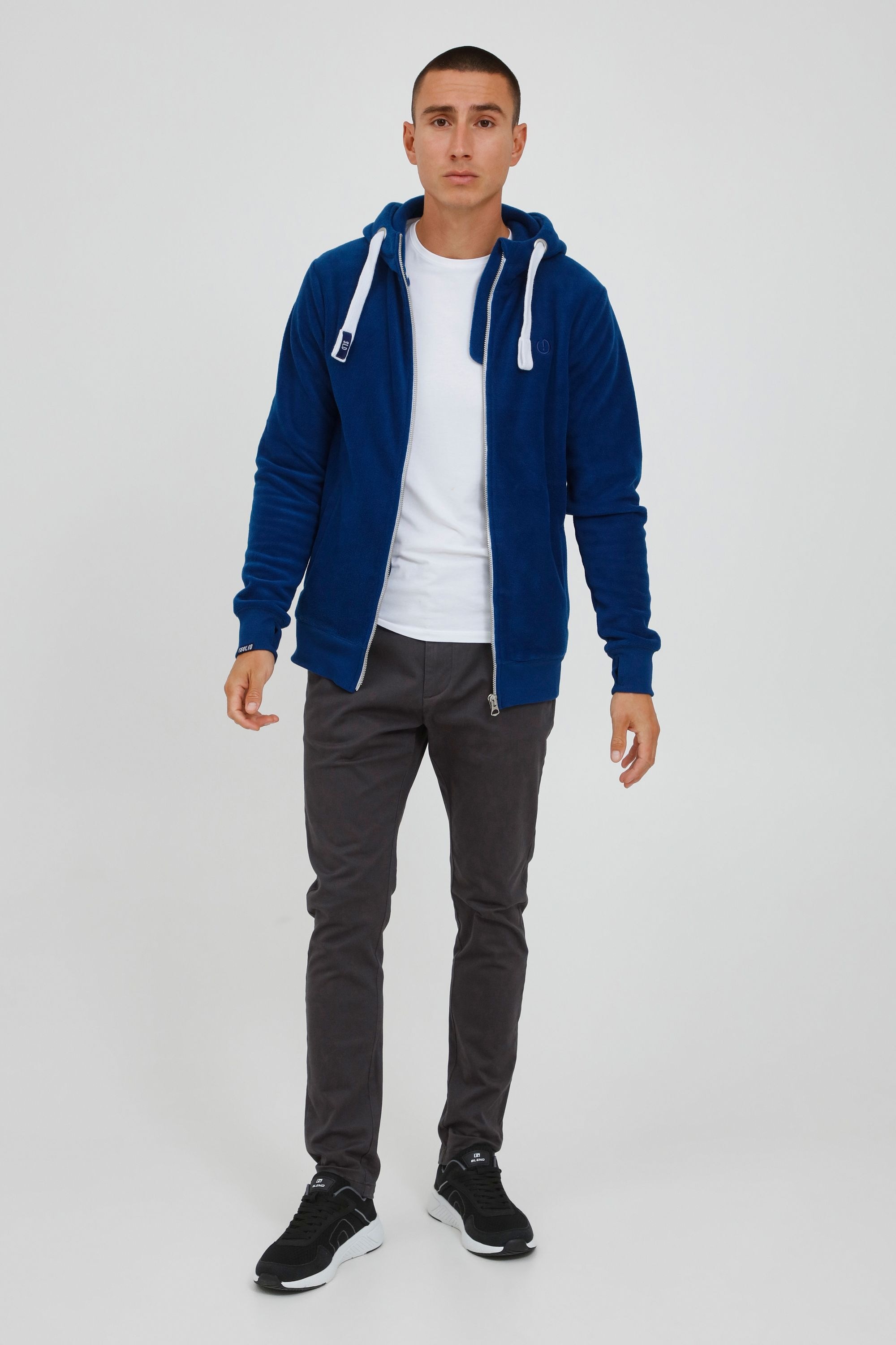 !Solid Fleecejacke »Fleecejacke SDLo«, mit Kapuze