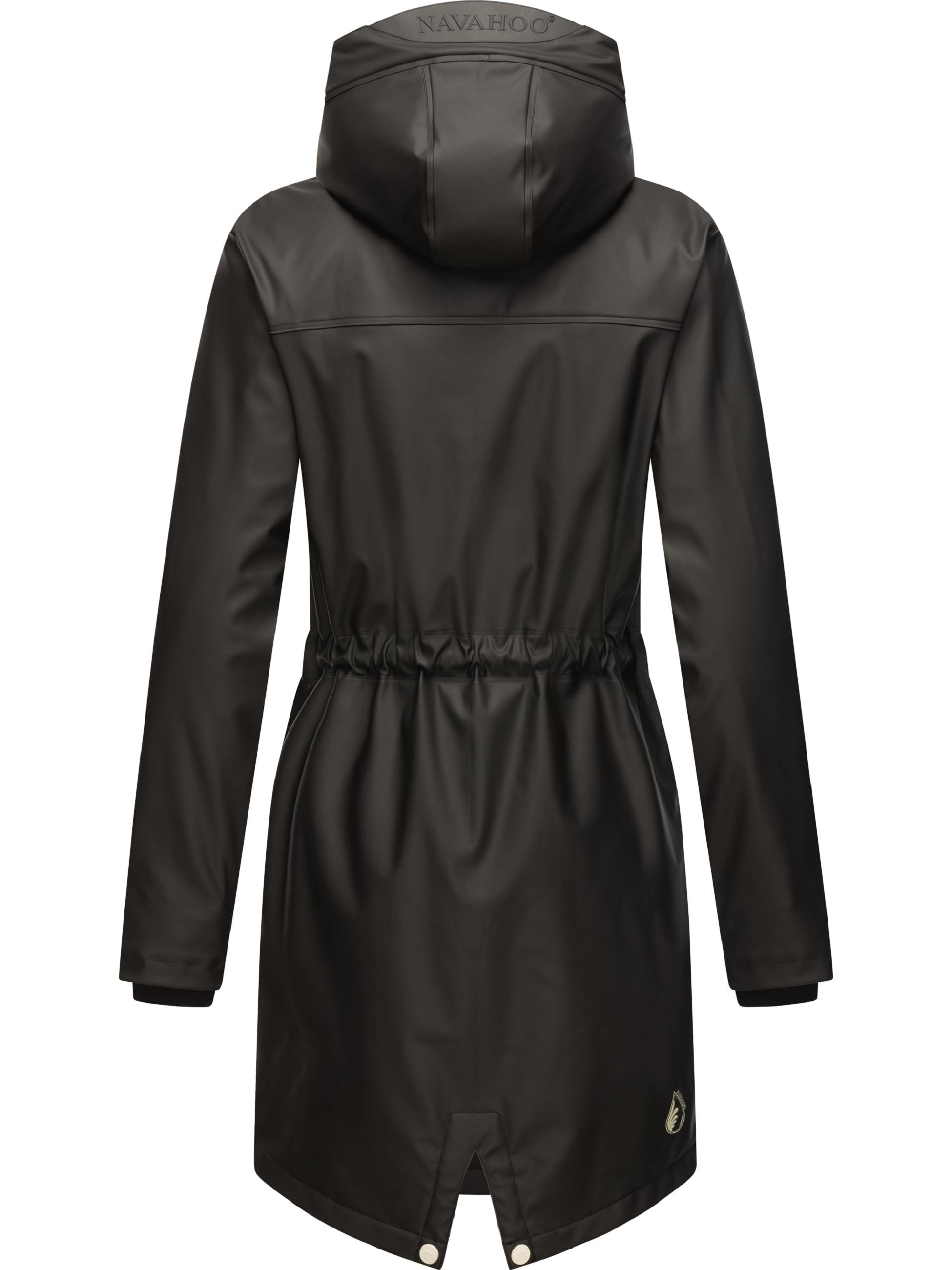 Navahoo Regenjacke »Regenjacke Flower of Ocean«, mit Kapuze, Wasserdichter Damen Outdoor Regenmantel