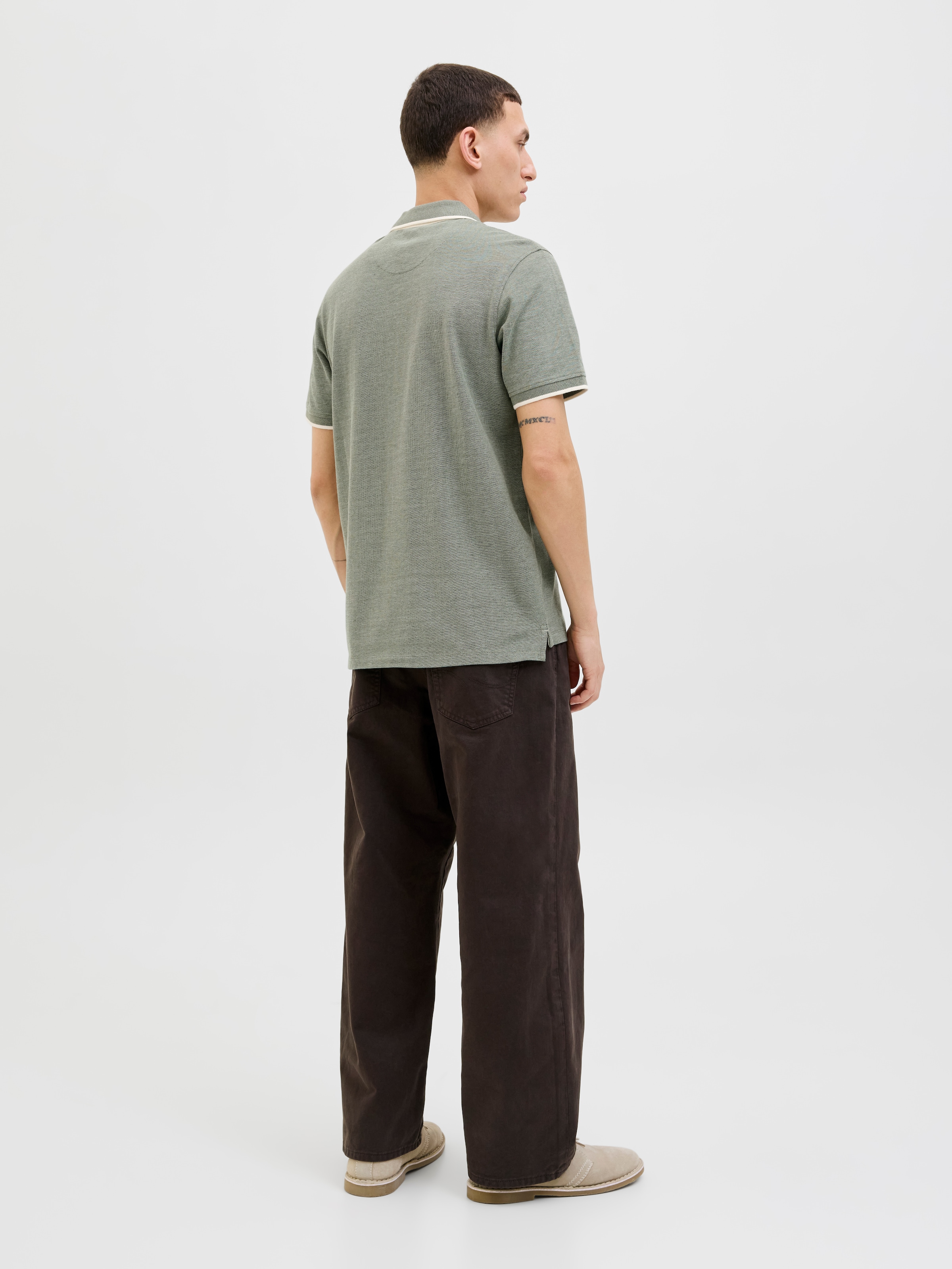 Jack & Jones Poloshirt »JJEPAULOS POLO SS NOOS«, mit Logo Stickerei