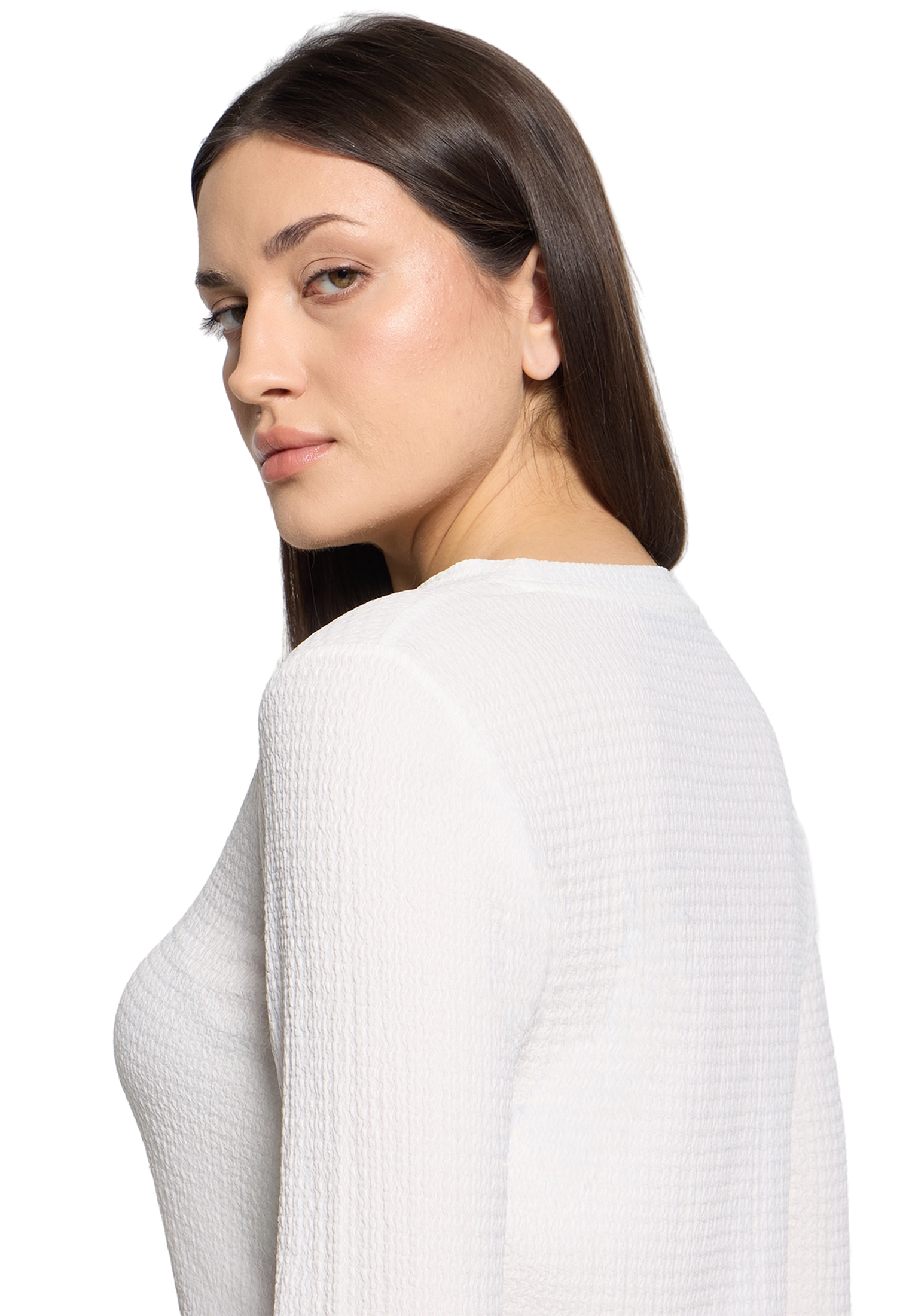 Betty Barclay Rundhalsshirt »Strukturshirt mit Rundhalsausschnitt«