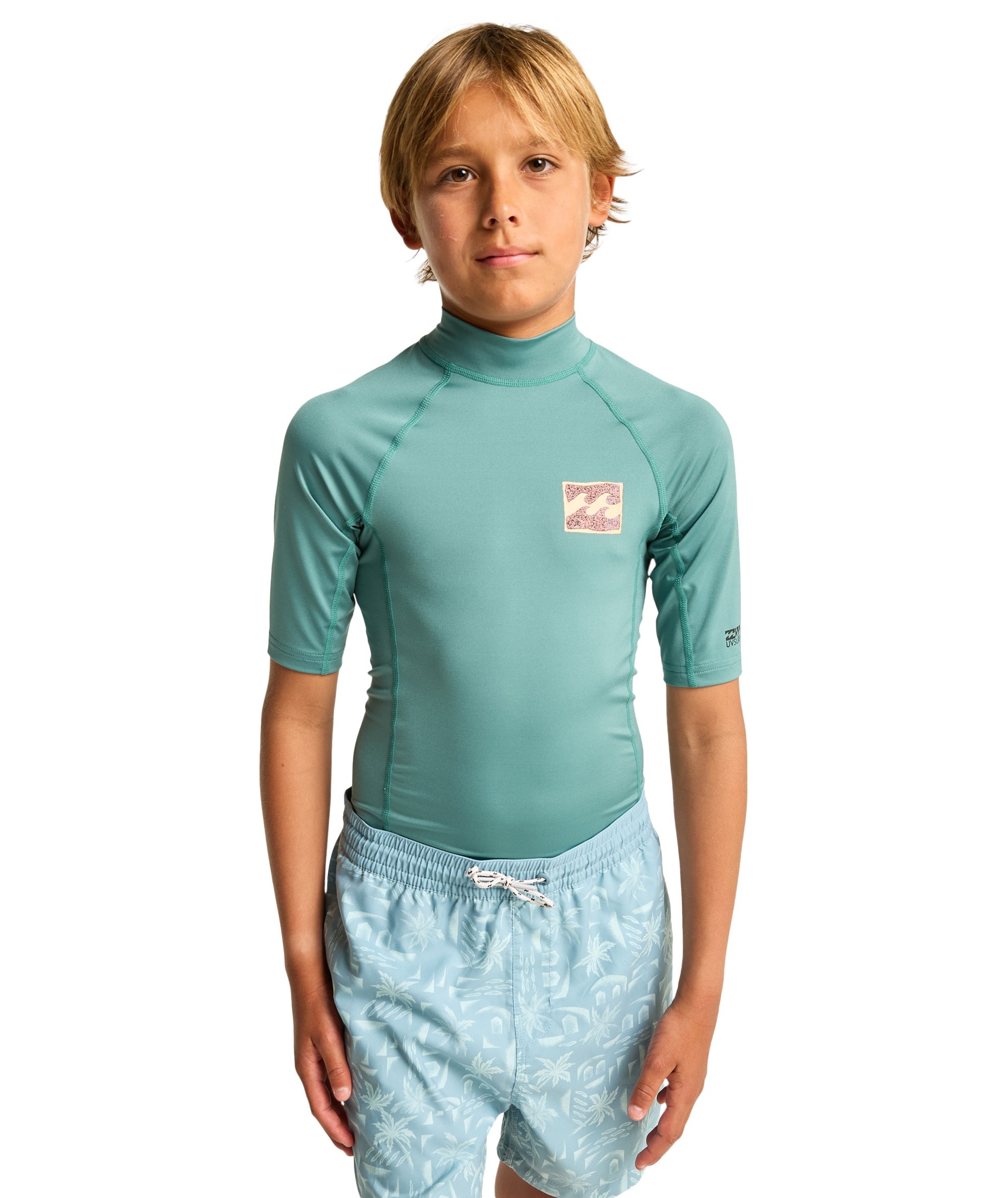 Billabong Strandshirt »RE ISHORT SLEEVEUE SHORT SLEEVE BOY« für Kinder und Jugendliche, sportlicher Stil, kurze Ärmel