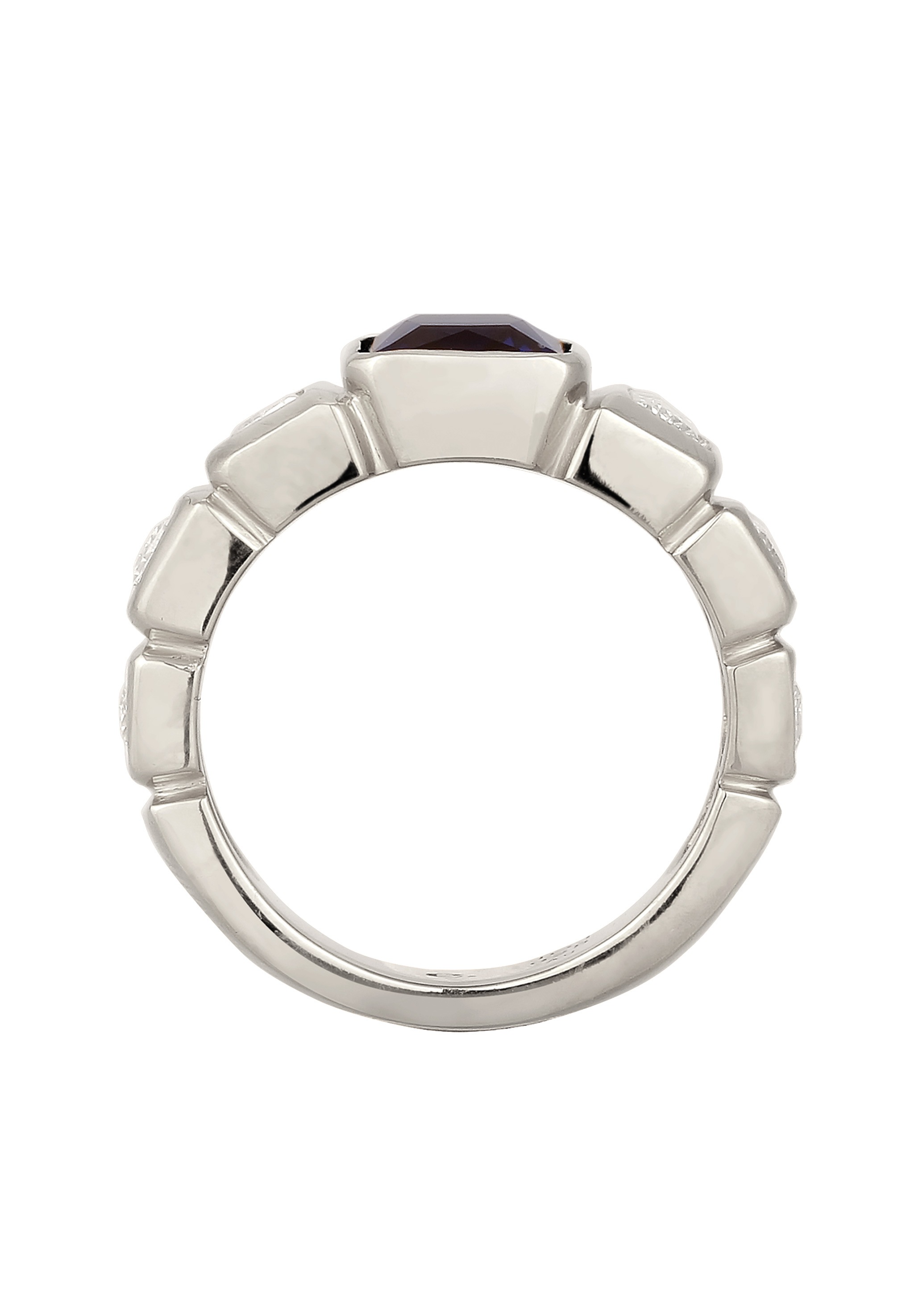 Elli Premium Silberring »Ring Topas Saphir Dunkelblau 925 Sterling Silber«