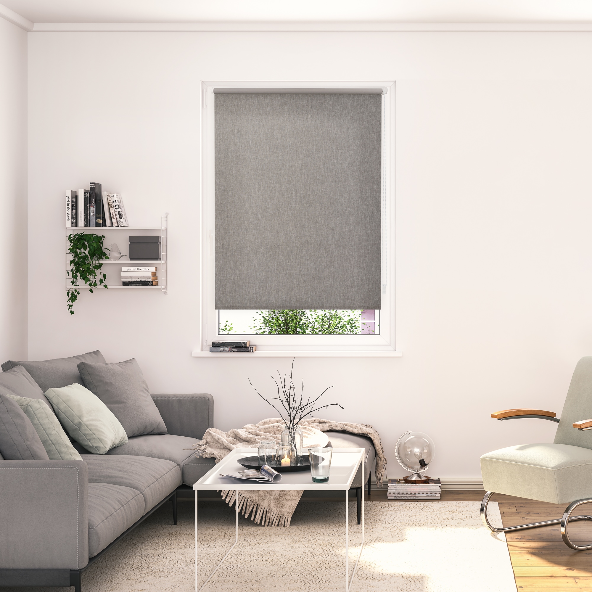 LICHTBLICK ORIGINAL Rollo »Klemmfix, ohne Bohren«, blickdicht, Hitzeschutz-energiesparend-Wärmedämmung-Sichtschutz, mit Bohren/ohne Bohren, freihängend, Thermofunktion, Lichtdurchlässig, Klemmbar, Energiesparend
