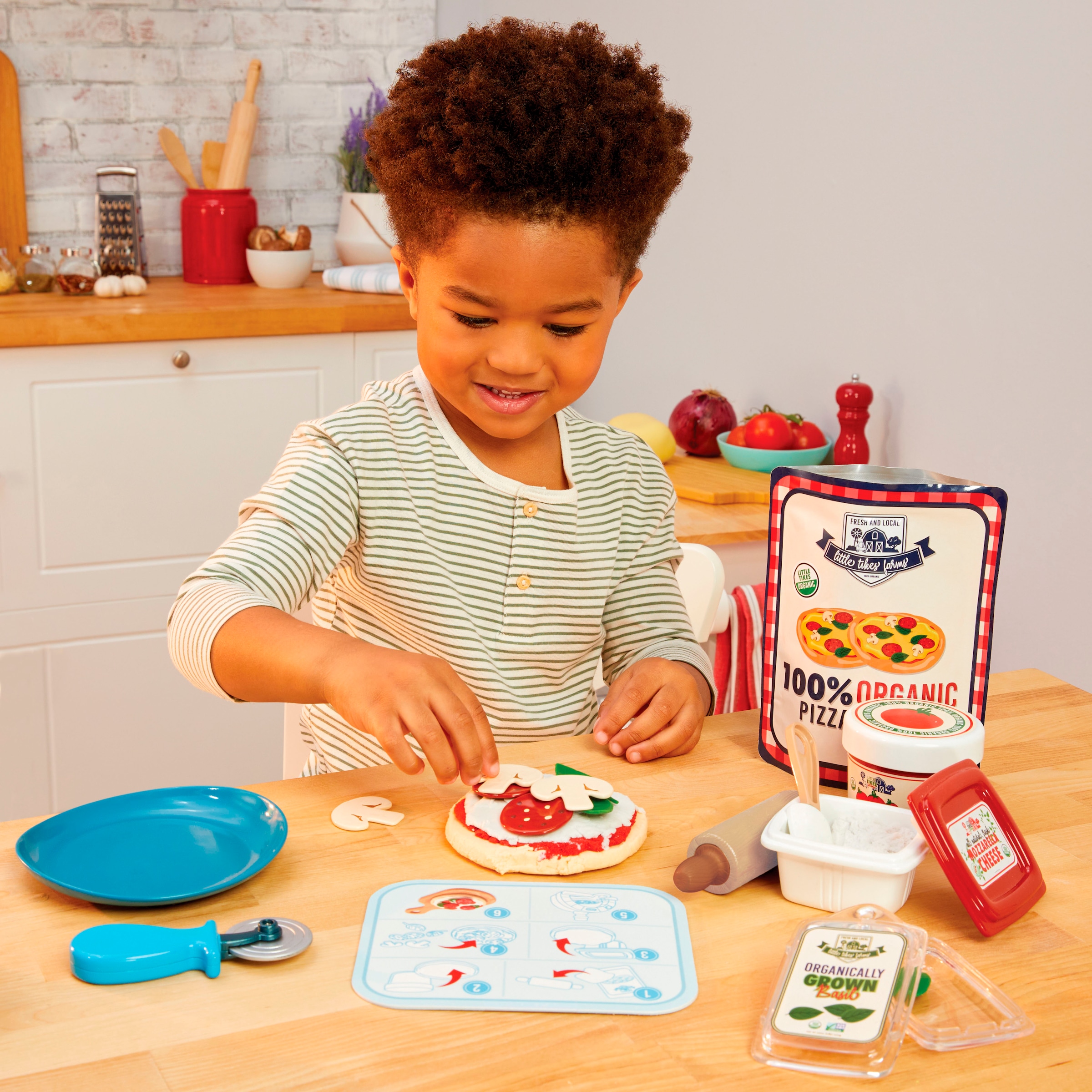 Little Tikes® Spiellebensmittel »Creative Chefs Pizza Kit«, (18 tlg.)