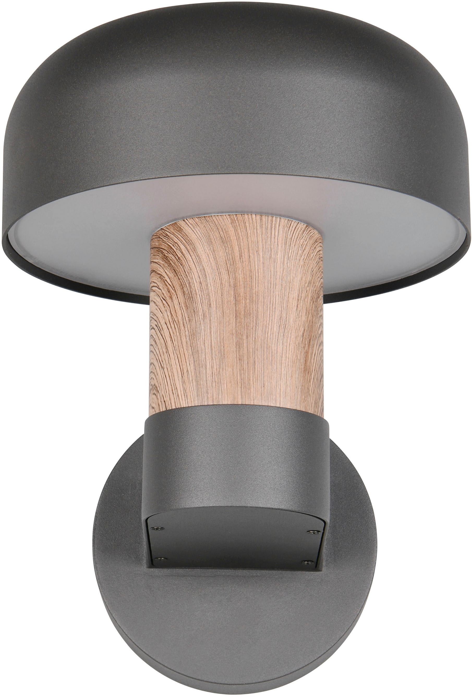 TRIO Leuchten Außen-Wandleuchte »FRASER, Fassadenbeleuchtung Laterne Pilzform, exkl 1x E27 max 10W IP54« E27 1 Stk. warmweiß - kaltweiß Hauswand Leuchte aus Druckguss Aluminium, Leuchtmittel wechselbar