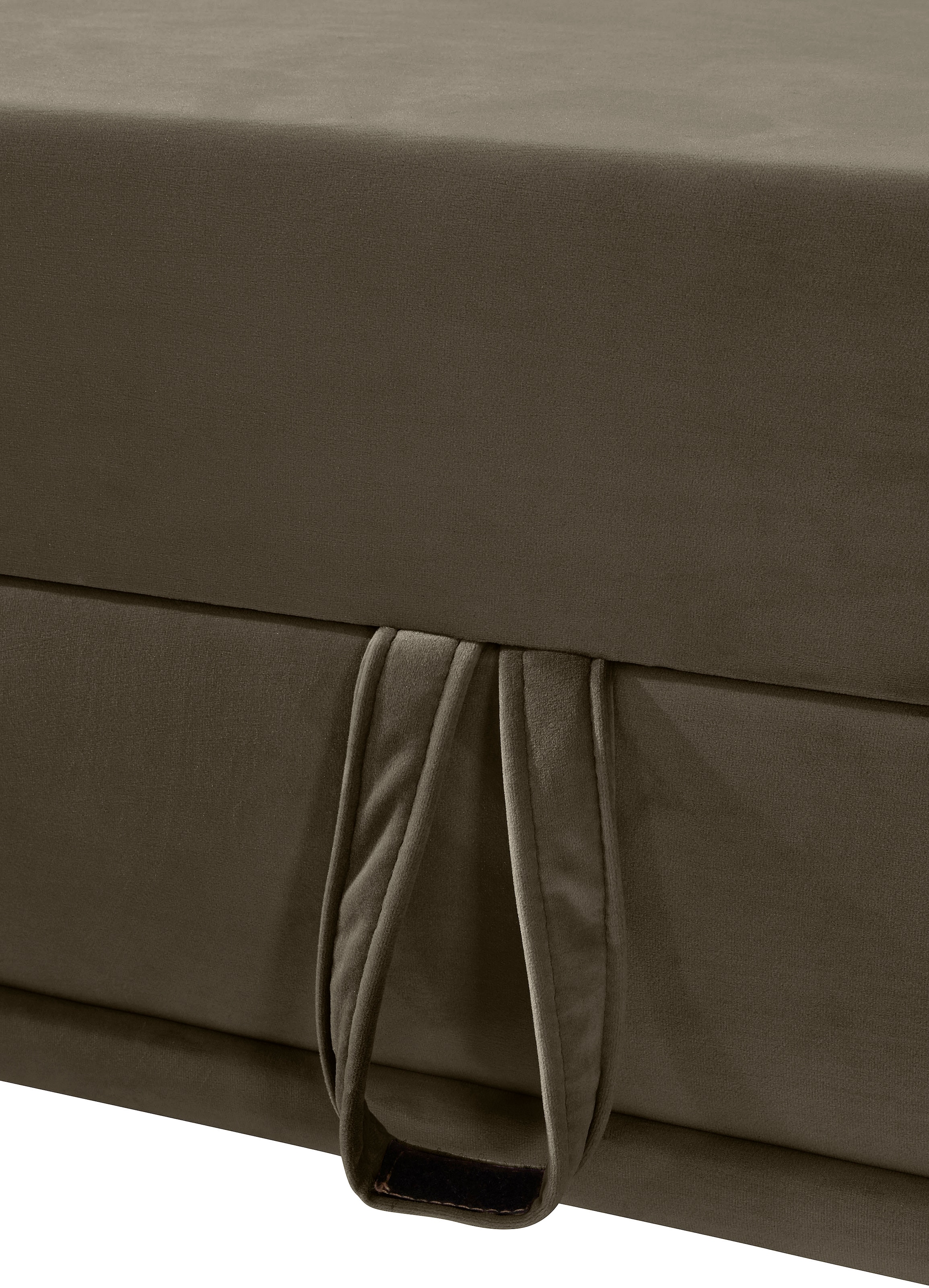 Places of Style Wohnlandschaft »Costello U-Form, mit Sitztiefenverstellung, Armteilverstellung und«, 3 Nierenkissen, optional Bettfunktion und Bettkasten