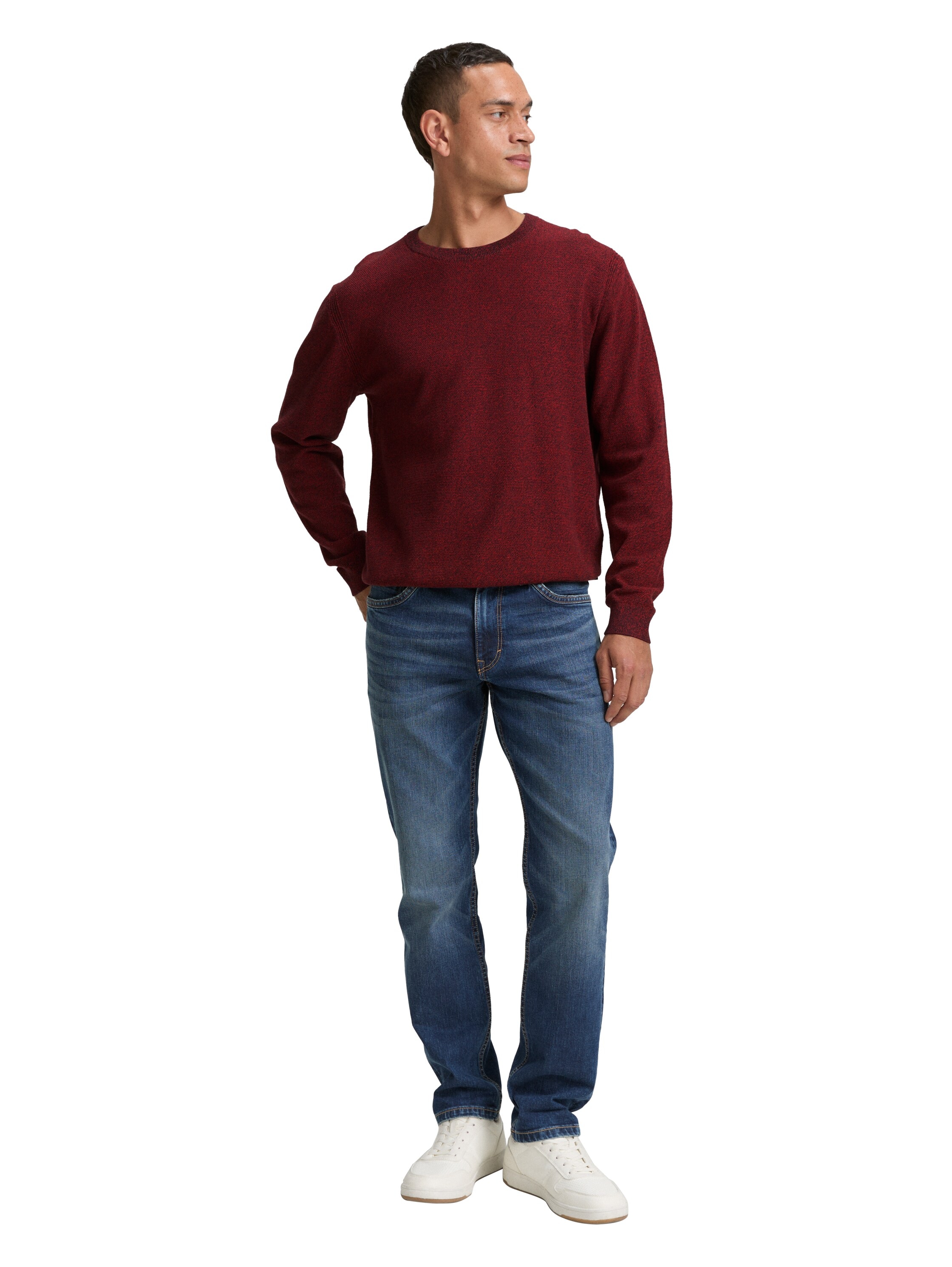 TOM TAILOR Strickpullover, mit Bündchen