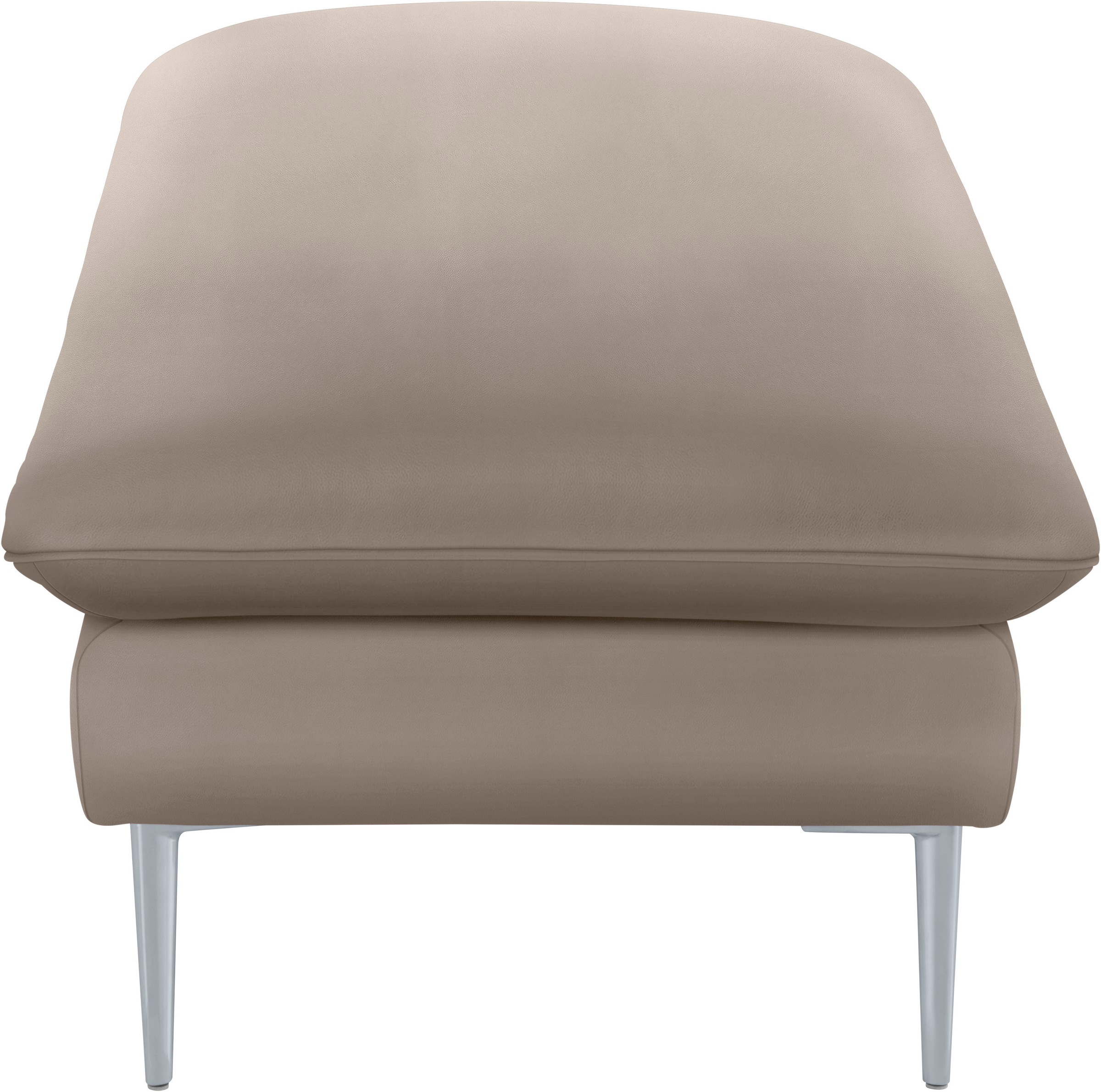 W.SCHILLIG Hocker »enjoy&MORE«, Füße silber matt, Breite 151 cm