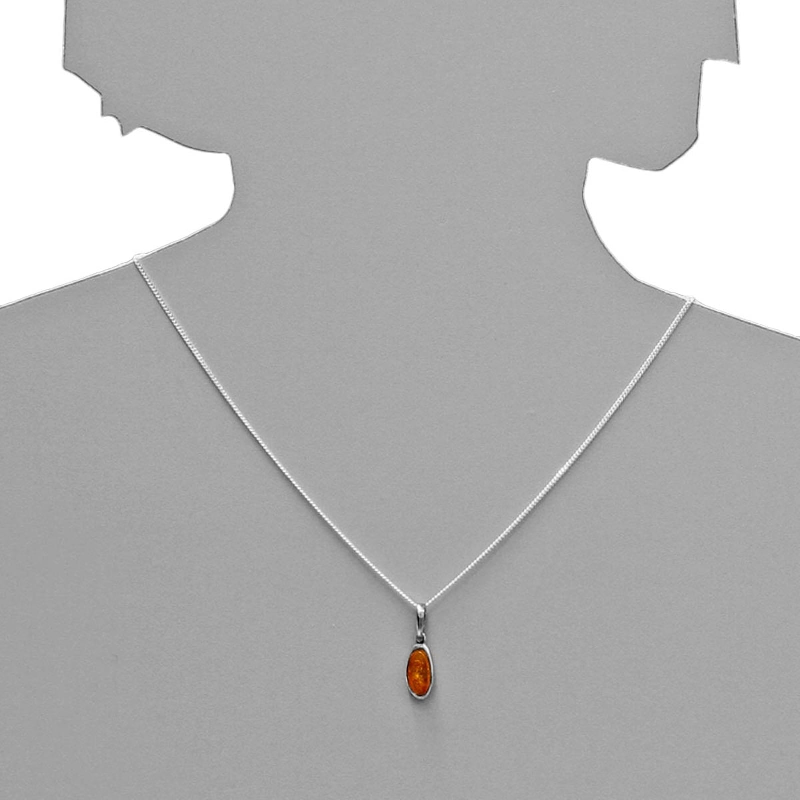 OSTSEE-SCHMUCK Kette mit Anhänger »- Neele - Silber 925/000 - Bernstein«