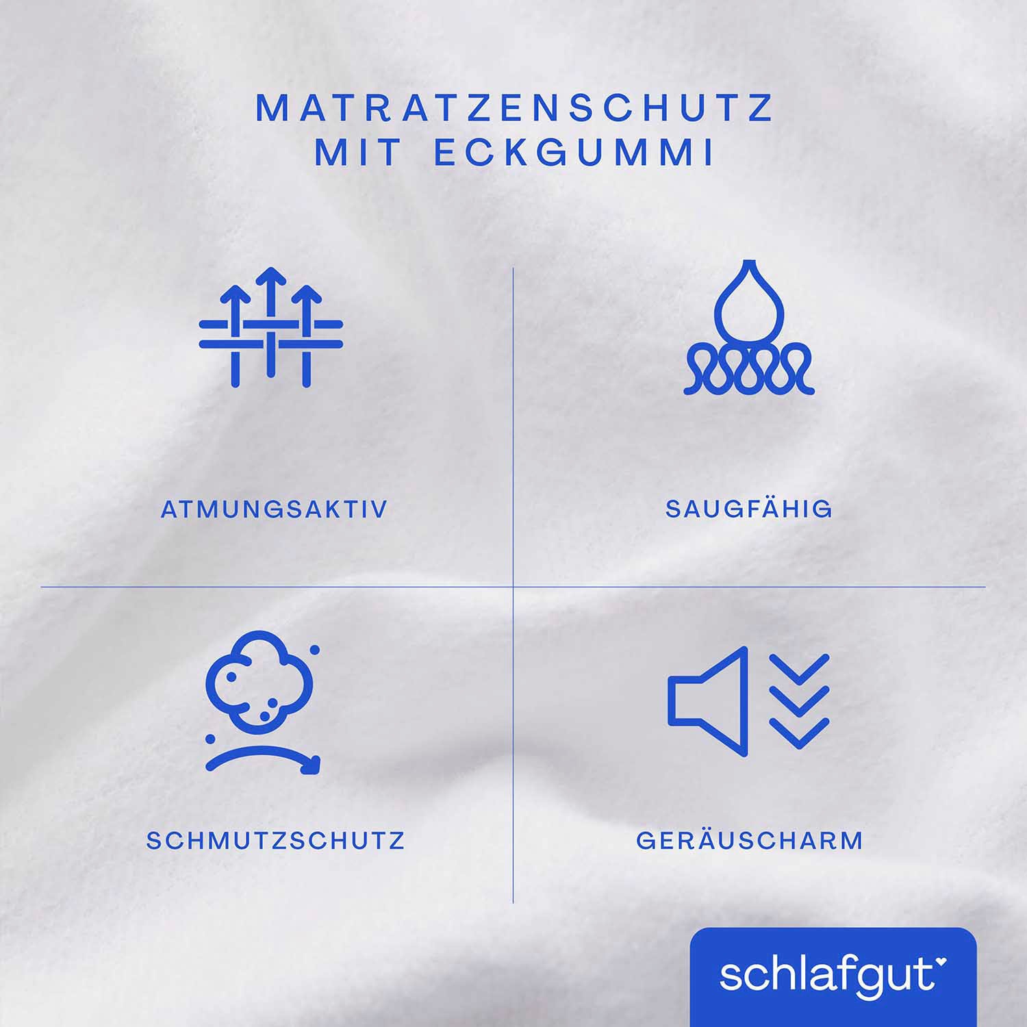 Schlafgut Matratzenauflage »Baselayer Matratzenschutz Light«, mit Eckgummis