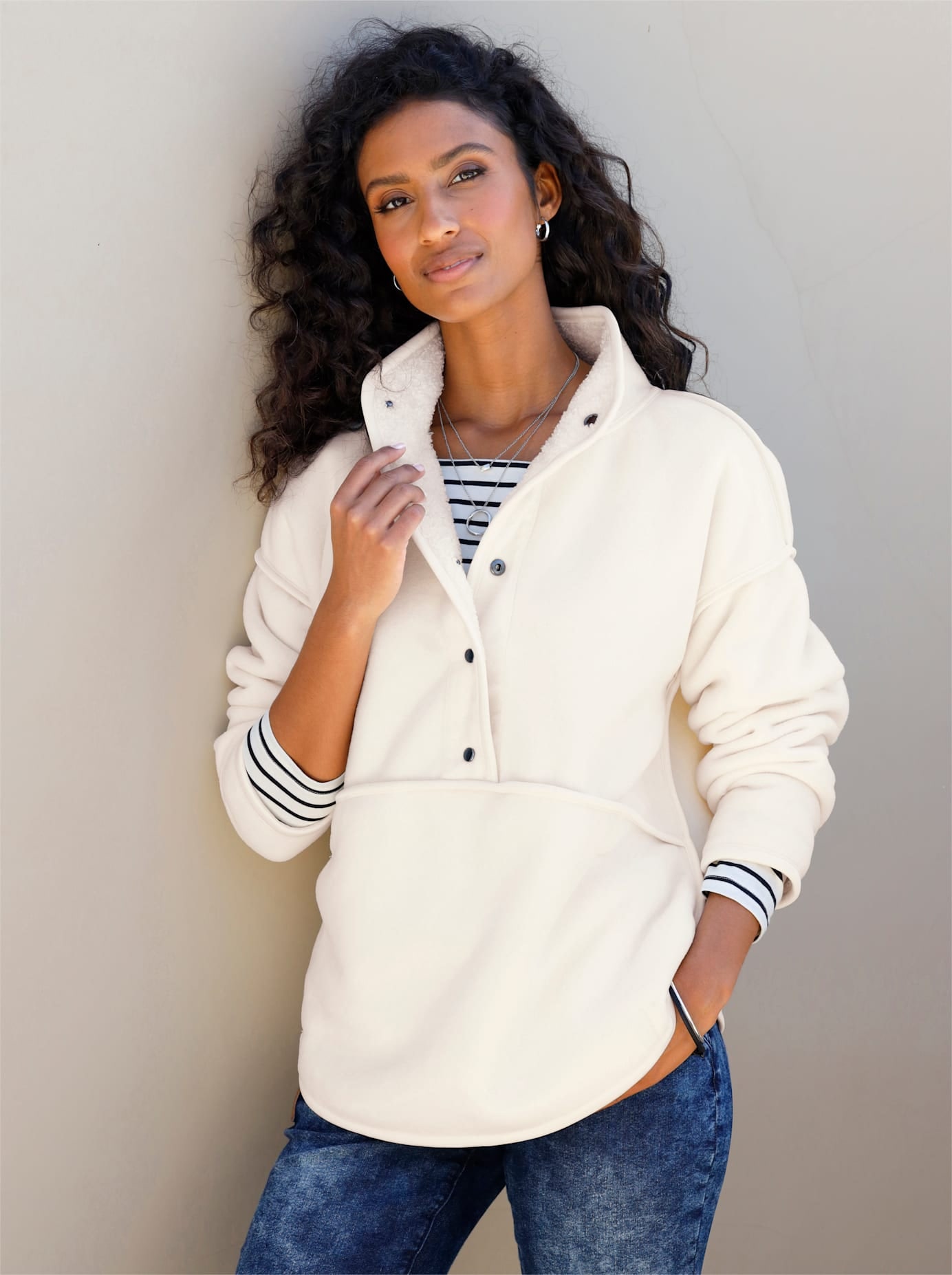 heine Fleeceshirt »Fleece-Shirt« 1