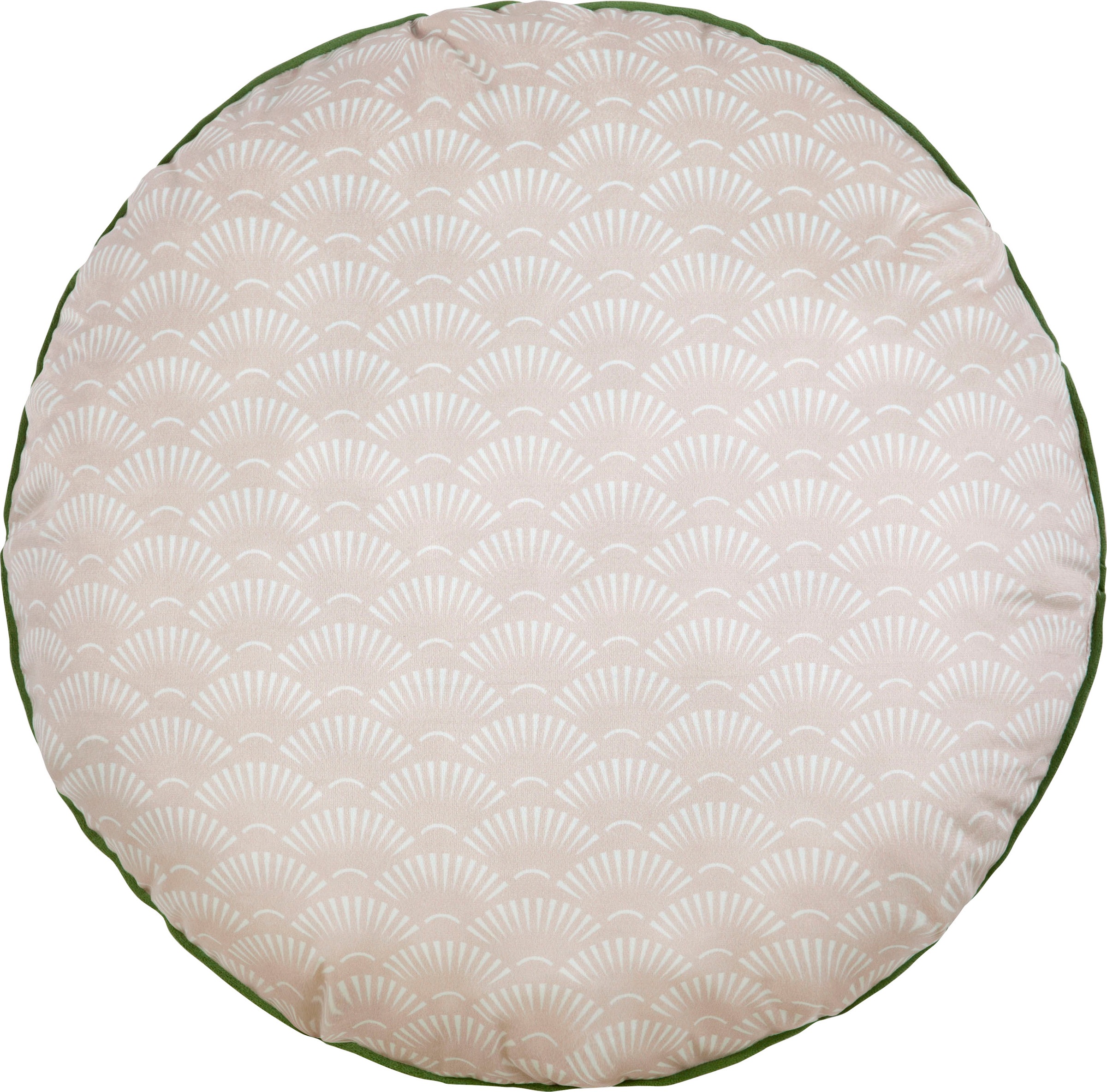 hip Dekokissen »Tonrar«, Mit Füllung, 1 Stück, Mit Biese, 48x48, Wendeoptik, Weich, Grün Sand