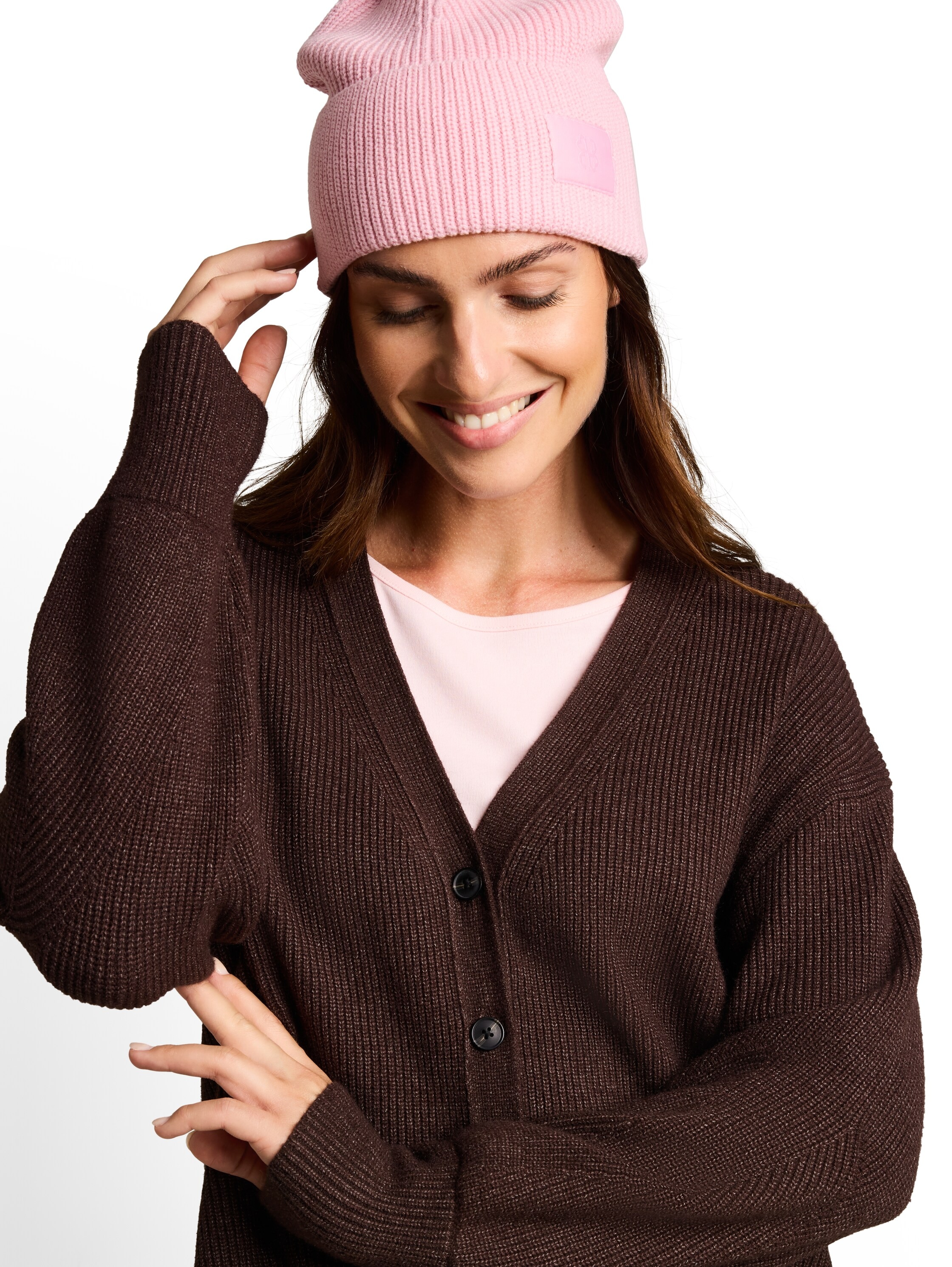 TOM TAILOR Strickjacke »Oversized« mit V-Ausschnitt
