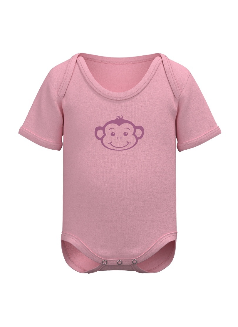 Trigema T-Shirt »TRIGEMA Baby Body mit Print-Motiv "Äffchen"« 1