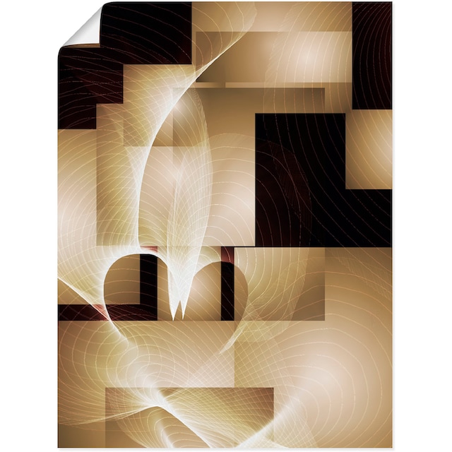 Artland Wandbild »Herzstruktur«, Muster, (1 St.), als Alubild, Leinwandbild,  Wandaufkleber oder Poster in versch. Größen im OTTO Online Shop