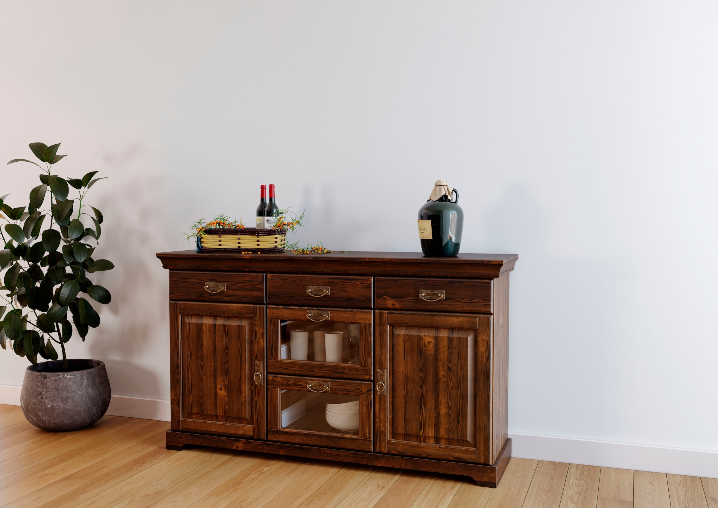 Home affaire Sideboard »Rügen«, Kommode aus massiver Kiefer, FSC®, Breite 145 oder 180 cm