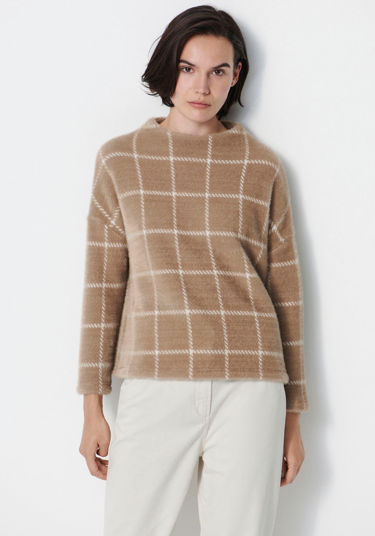 someday Sweatshirt »Ukaro«, mit großflächigem Karo-Muster