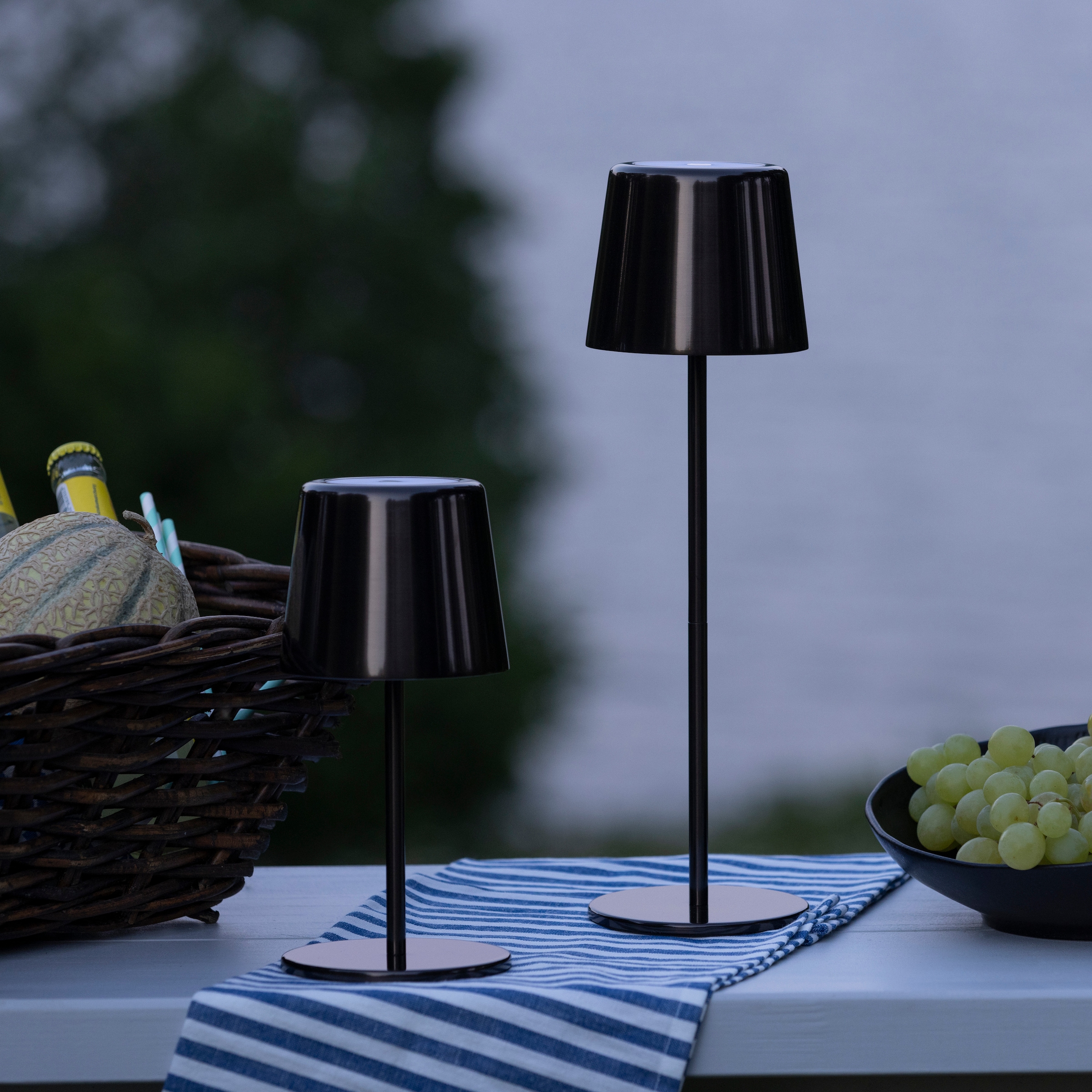 Brilliant LED Tischleuchte »Xaana«, Akku, 37 cm, 300 lm, 3000-6500 K, dimmbar, Metall, Kaami Premium