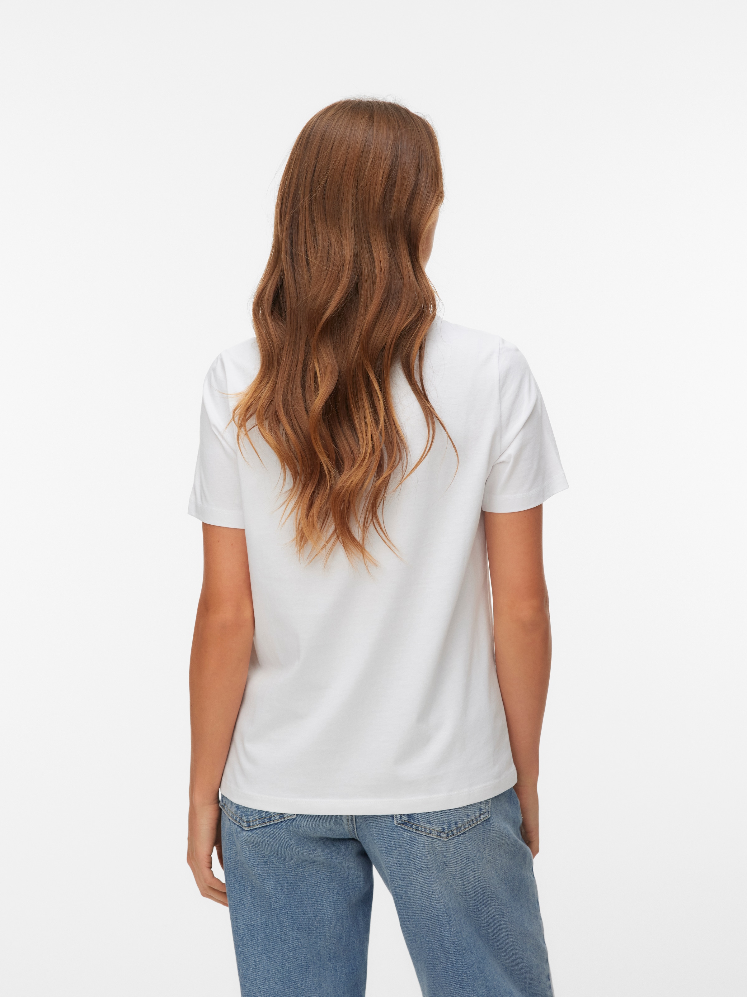 Vero Moda T-Shirt »VMPAULINA SS T-SHIRT 2-PACK JRS« Packung, 2 Baumwolle, regular fit