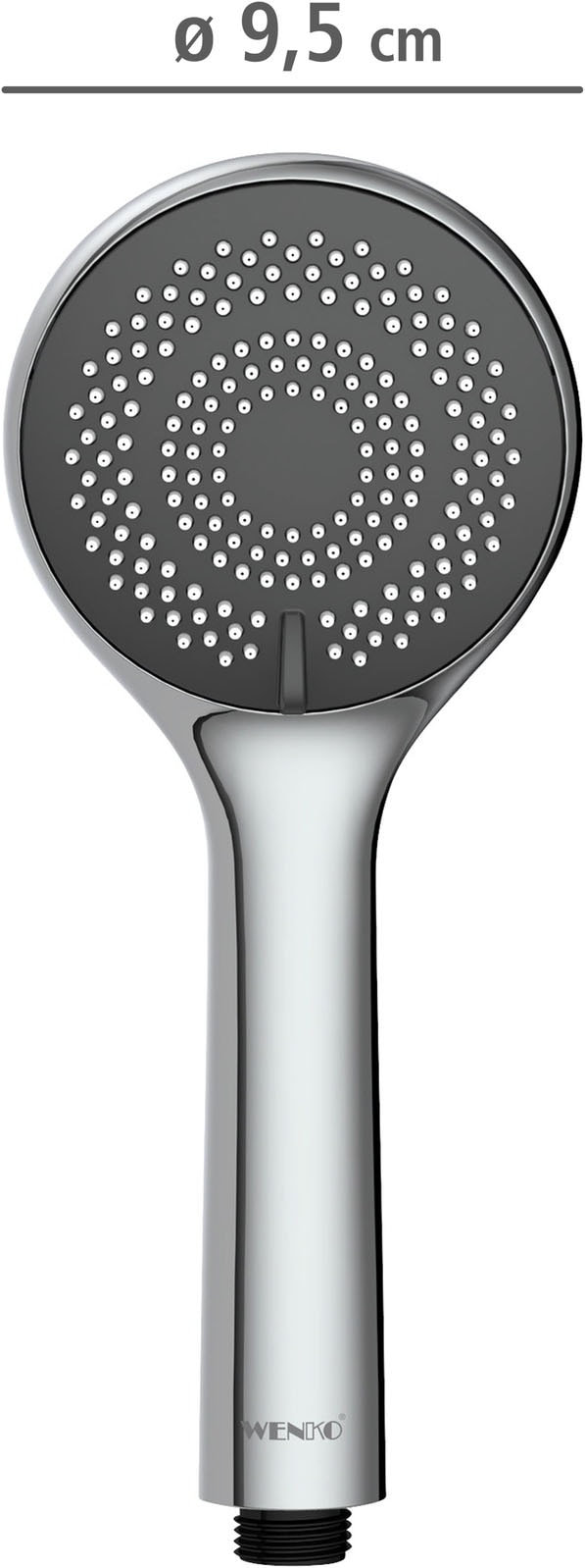 WENKO Handbrause »Watersaving System« Durchmesser 9,6 cm