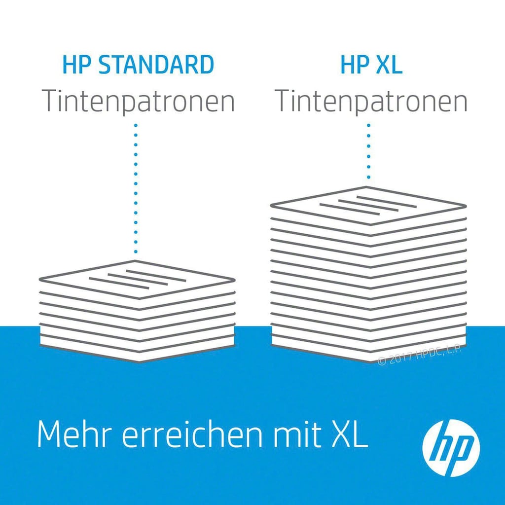 HP Tintenpatrone »303XL«, (1 St.), original Druckerpatrone 303 cyan/magenta/gelb XL