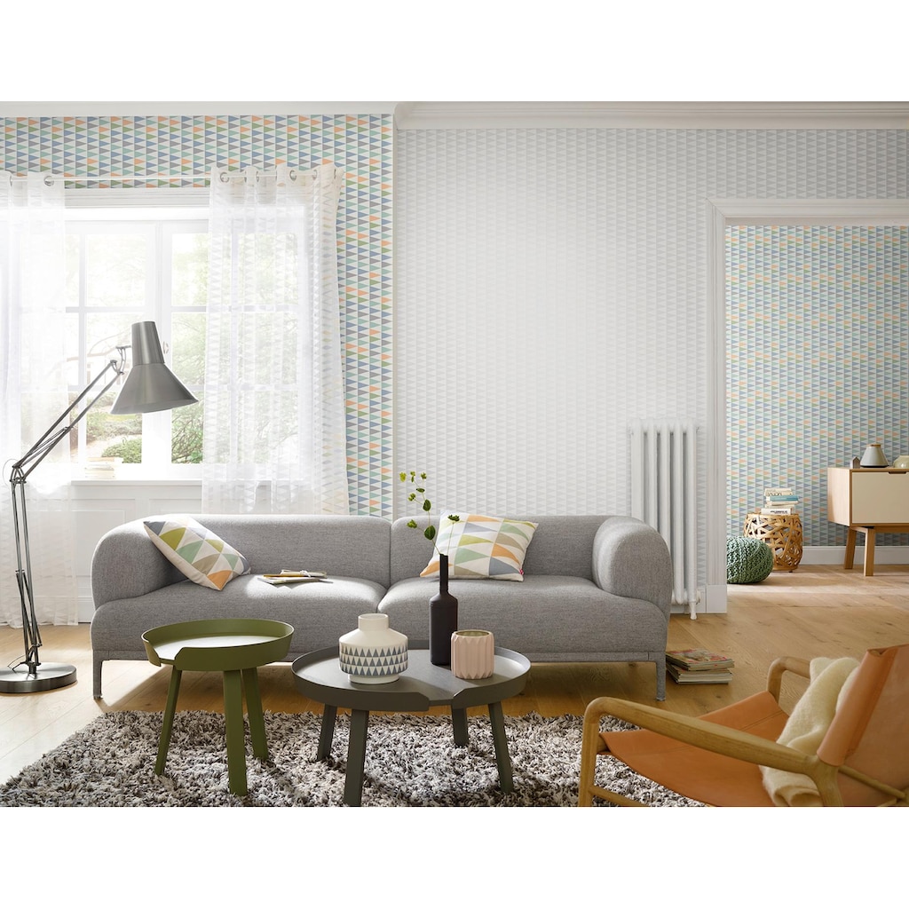 freundin Home Collection Gardine »Nordic Living 00 weiß«, (1 St.)