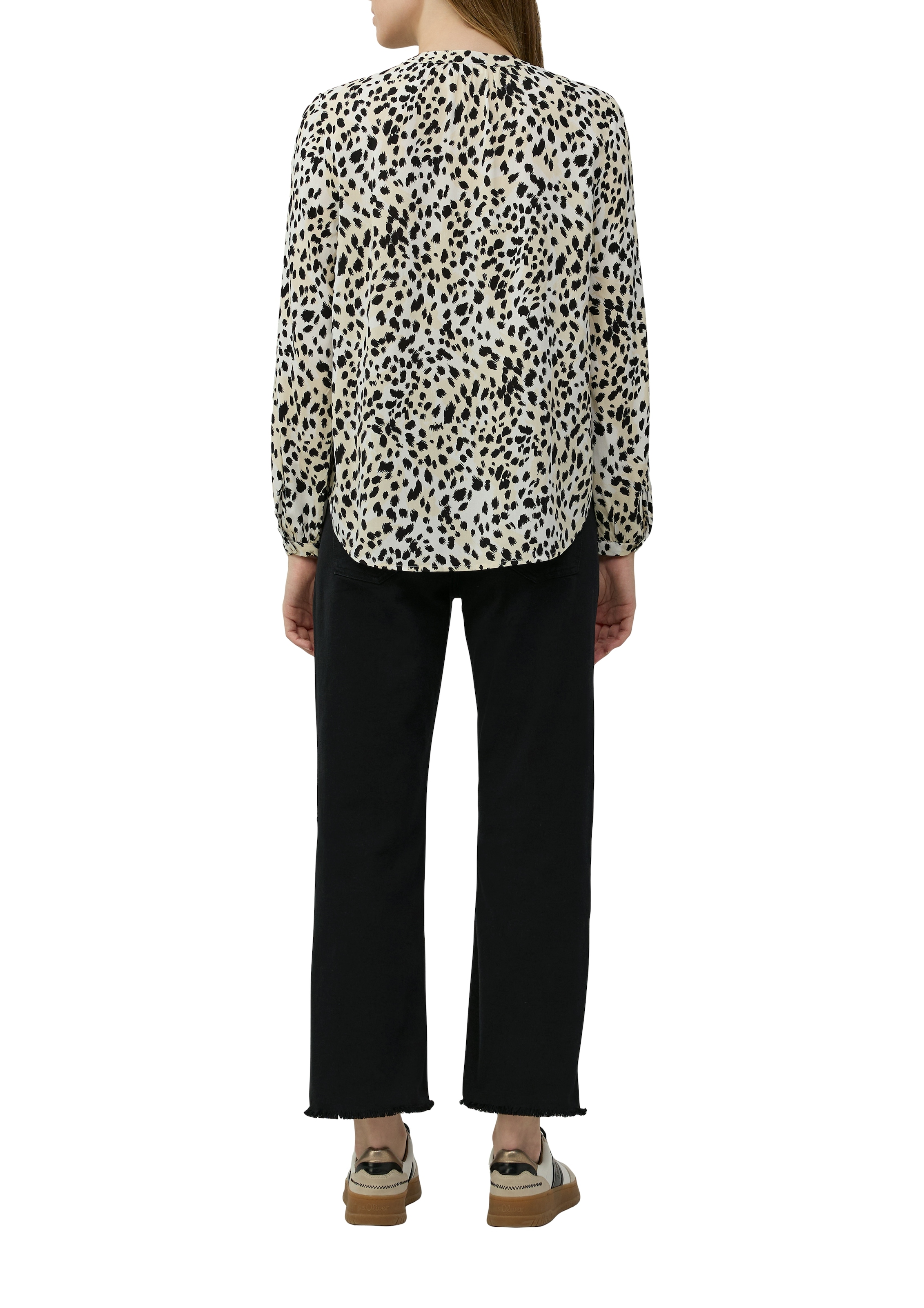 s.Oliver Klassische Bluse, mit All-Over Print