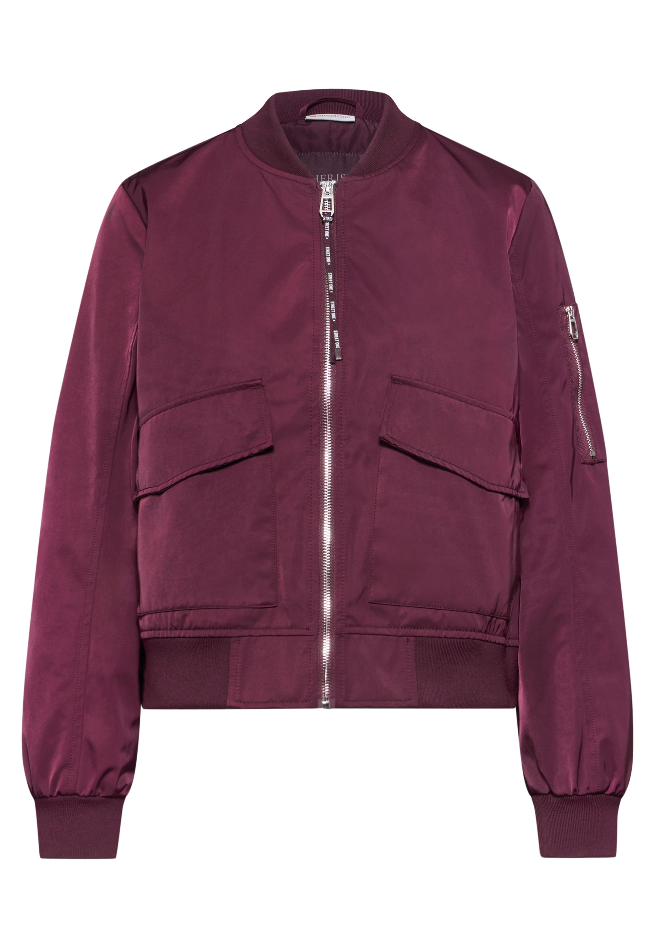 STREET ONE Bomberjacke, im glänzenden Finish