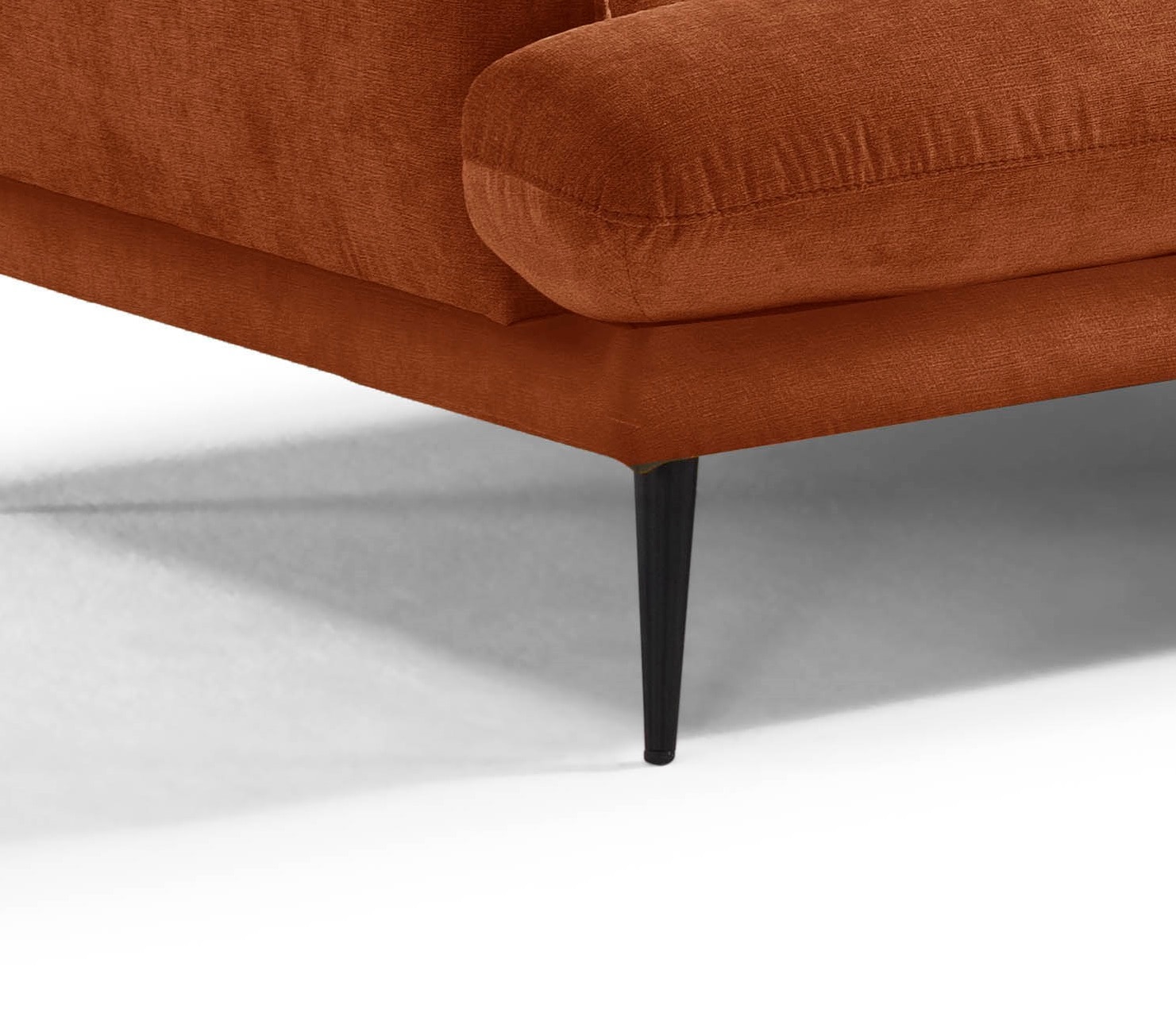 Egoitaliano Ecksofa »FUNNY, hochwertiges und aktuelles Design, bequeme Rückenlehne«, hochwertiger Sitzkomfort, L-Form