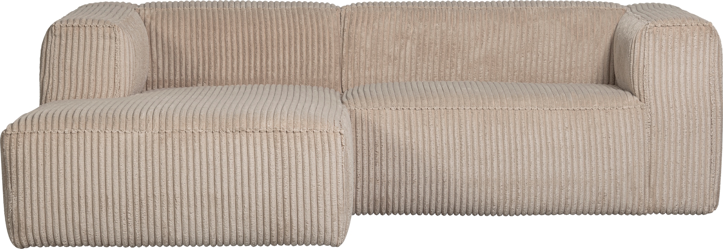 Chaiselongue »Bean«, Chaiselongue-Sofa, Breite 254 cm