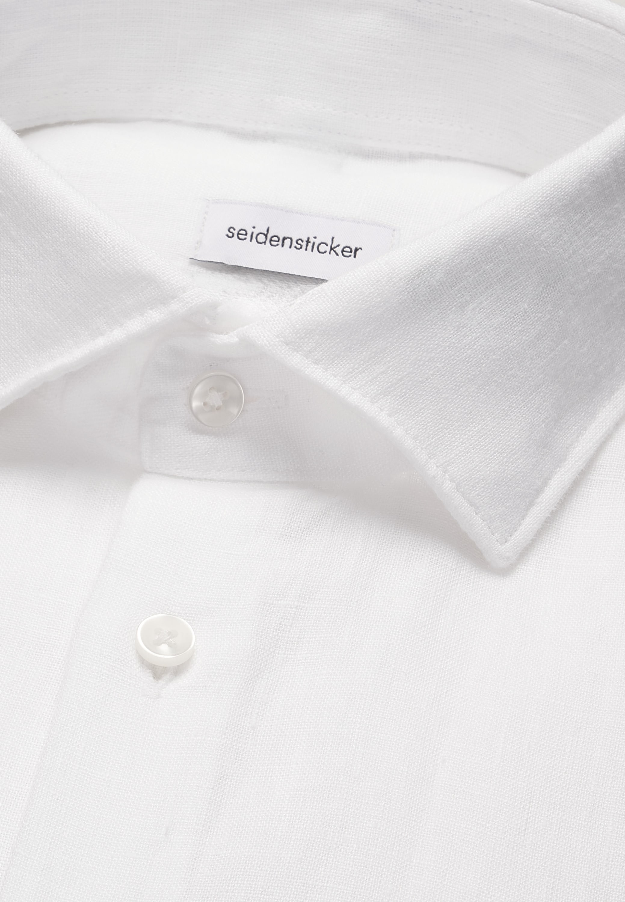 seidensticker Leinenhemd »Schwarze Rose« Slim 1/1 Kentkragen Uni
