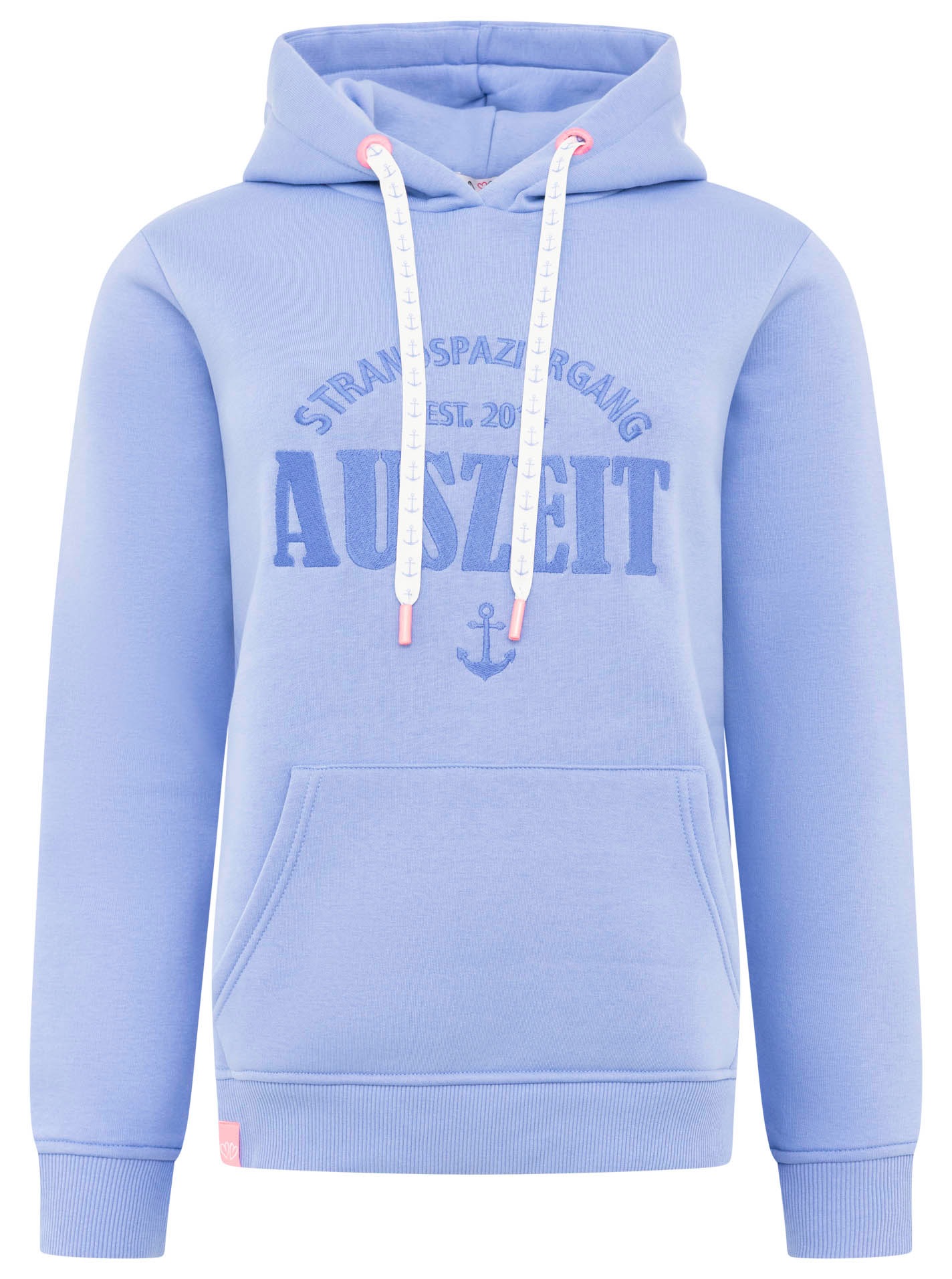 Zwillingsherz Hoodie »"Auszeit"«, mit ton-in-ton gestickter "Auszeit"-Botschaft