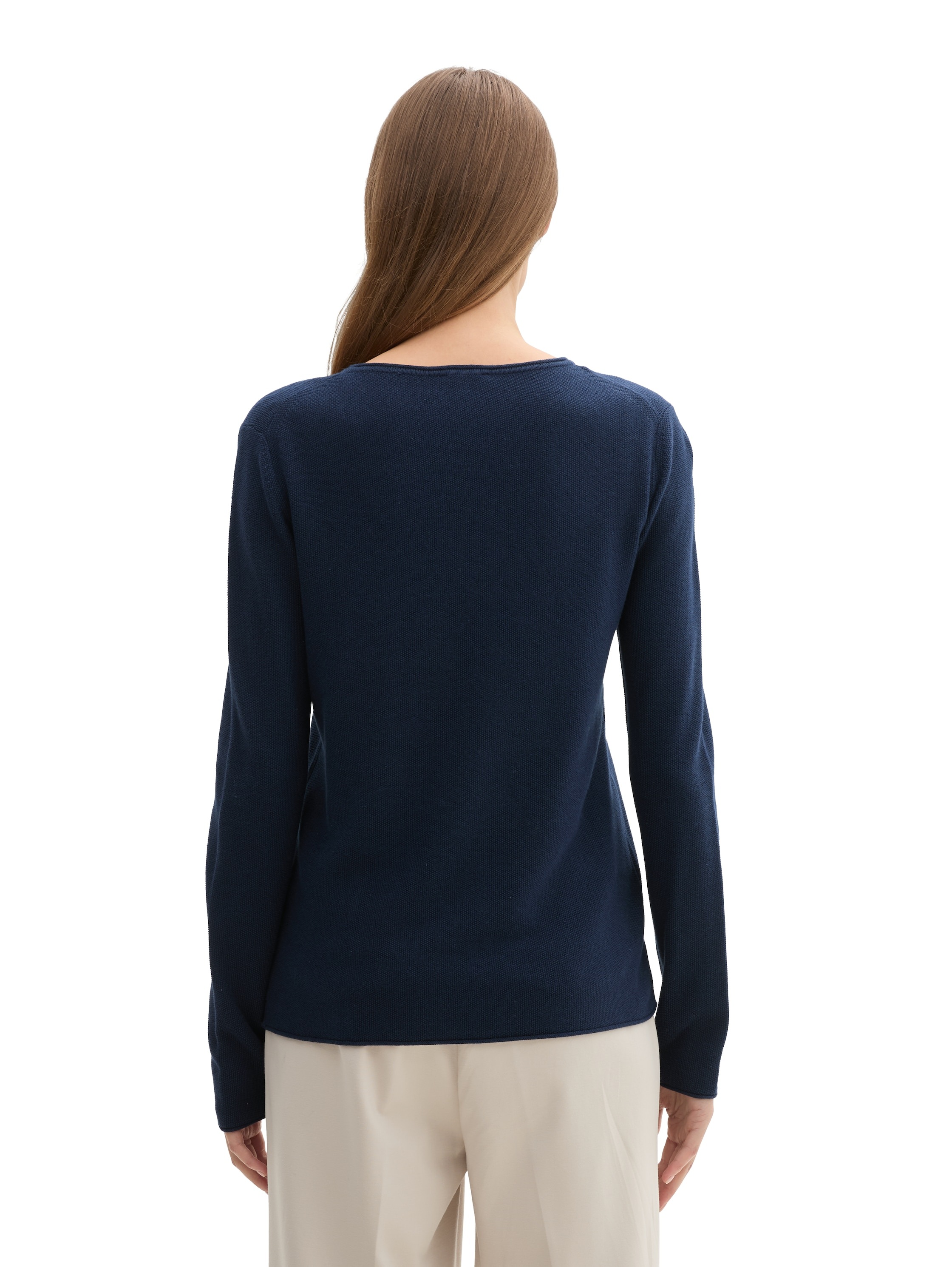 TOM TAILOR Strickpullover »Otto«, mit Viskose