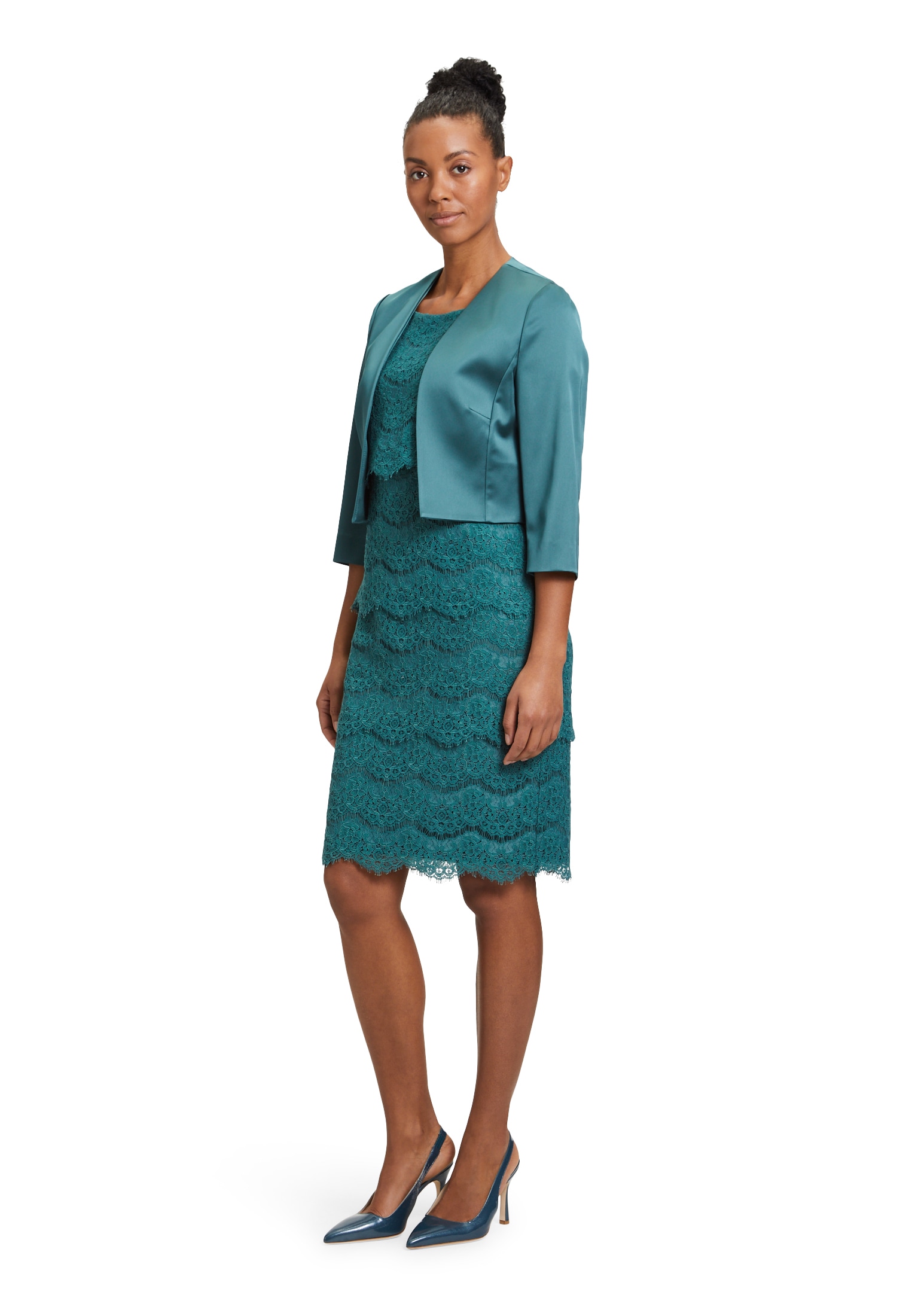 Vera Mont Spitzenkleid »Spitzenkleid kurzarm«