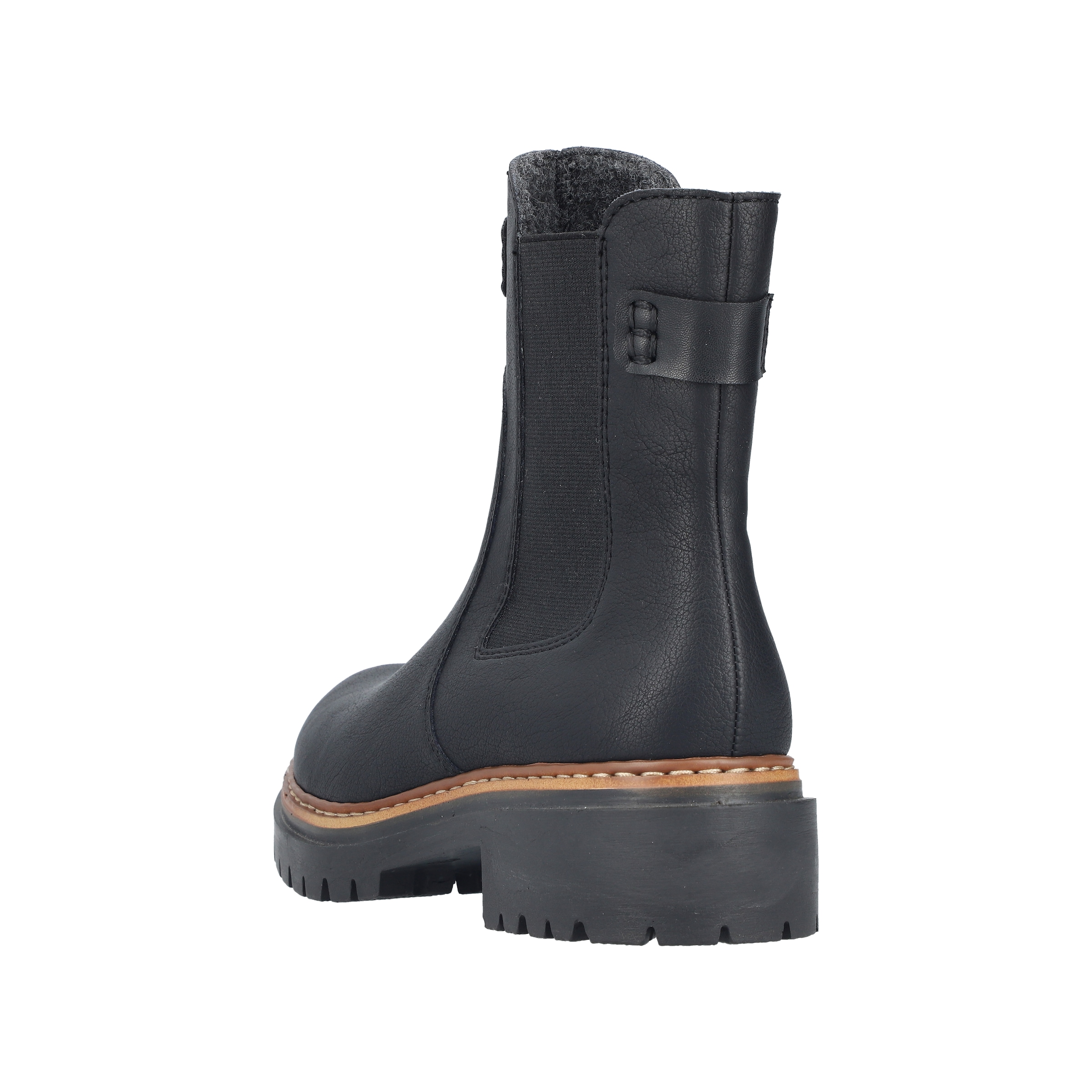 Rieker Chelseaboots  Stiefelette, Boots, markanter Laufsohle, Stretch außen, schmale Form